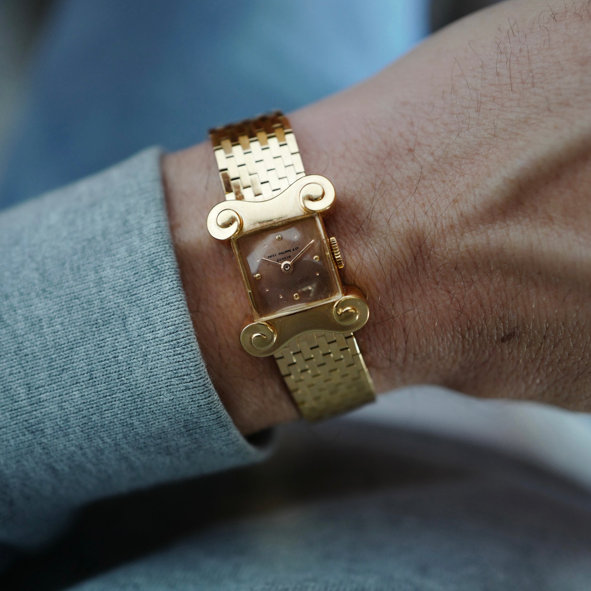 Patek Philippe Pink Gold for Guillermin Paris, Circa 1947 (New Arrival)