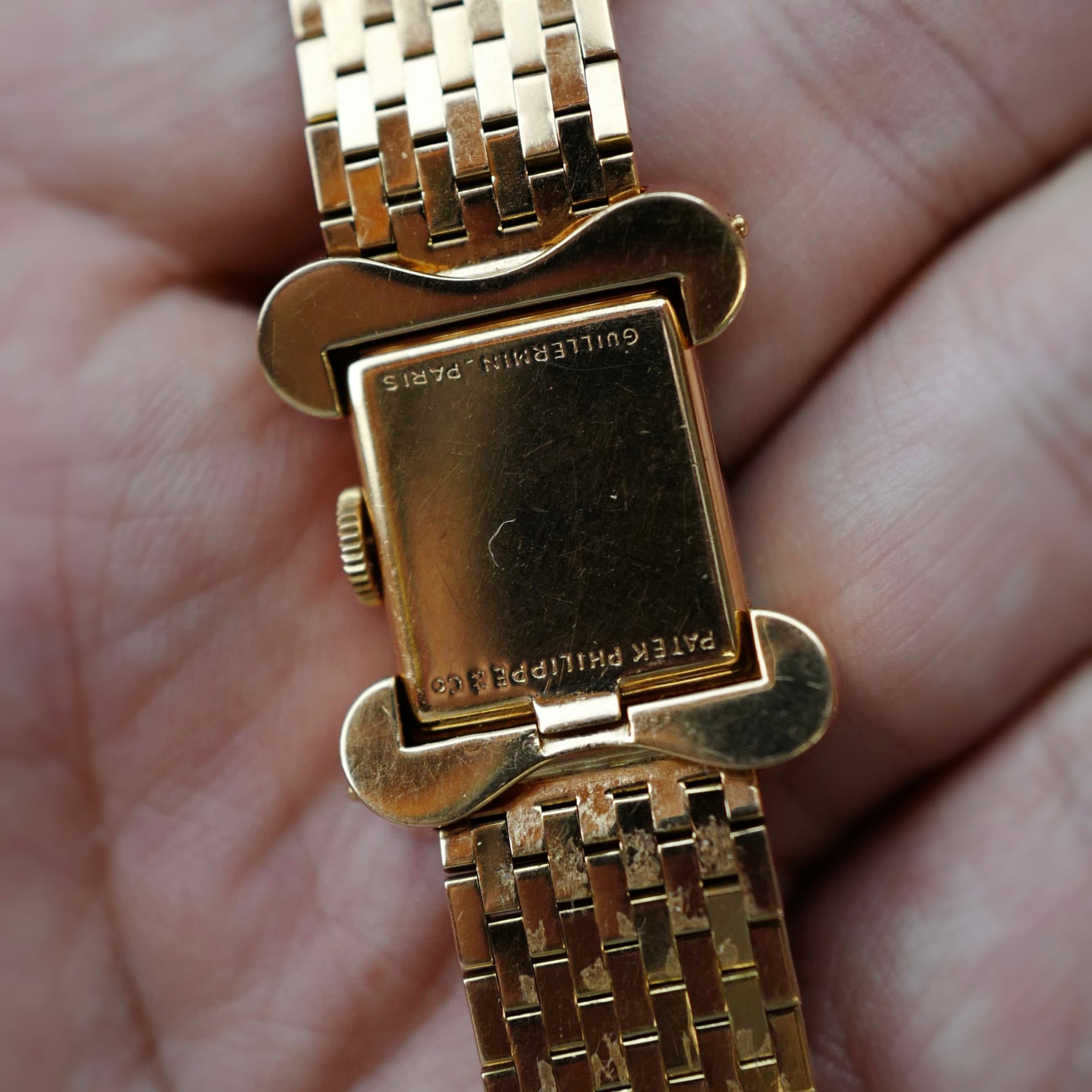 Patek Philippe Pink Gold for Guillermin Paris, Circa 1947 (New Arrival)