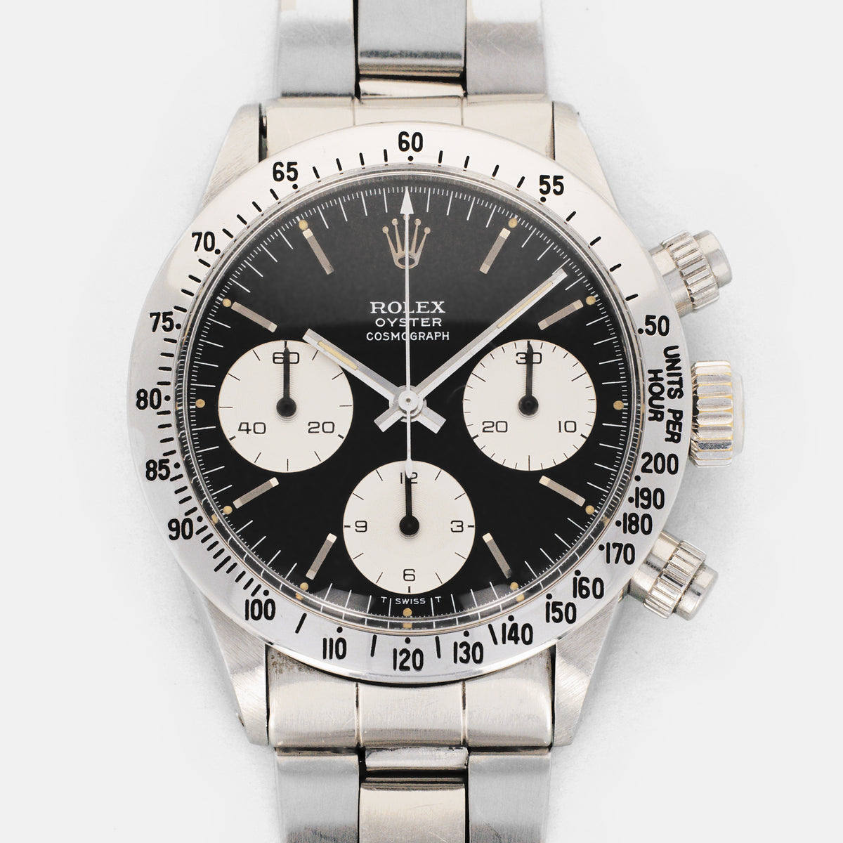 Rolex Steel Oyster Cosmograph Daytona Ref. 6265 with Black Dial