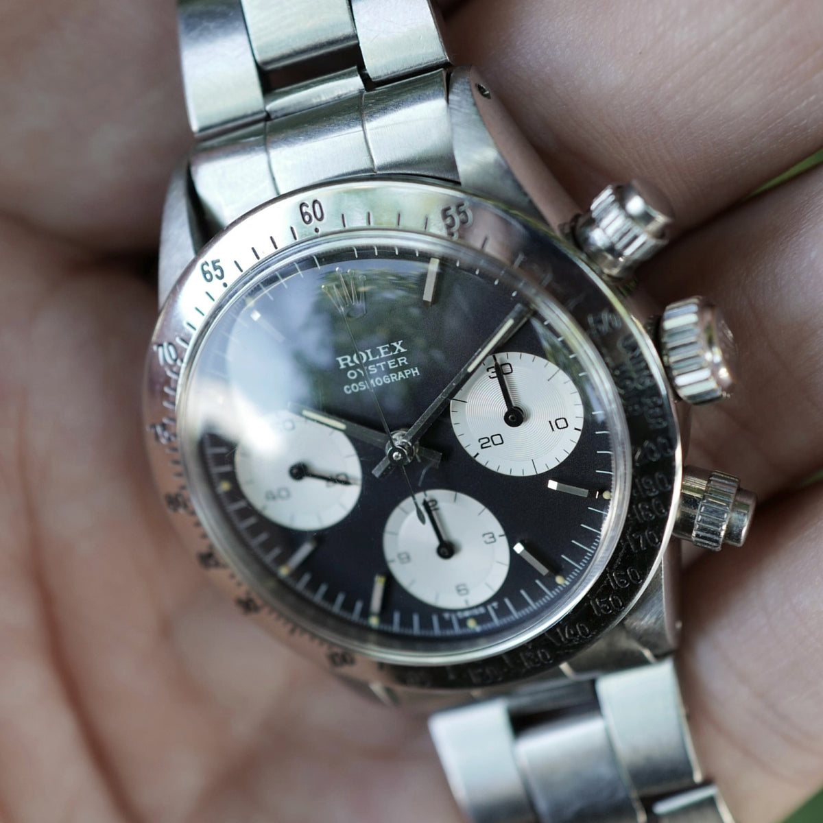 Rolex Steel Oyster Cosmograph Daytona Ref. 6265 with Black Dial