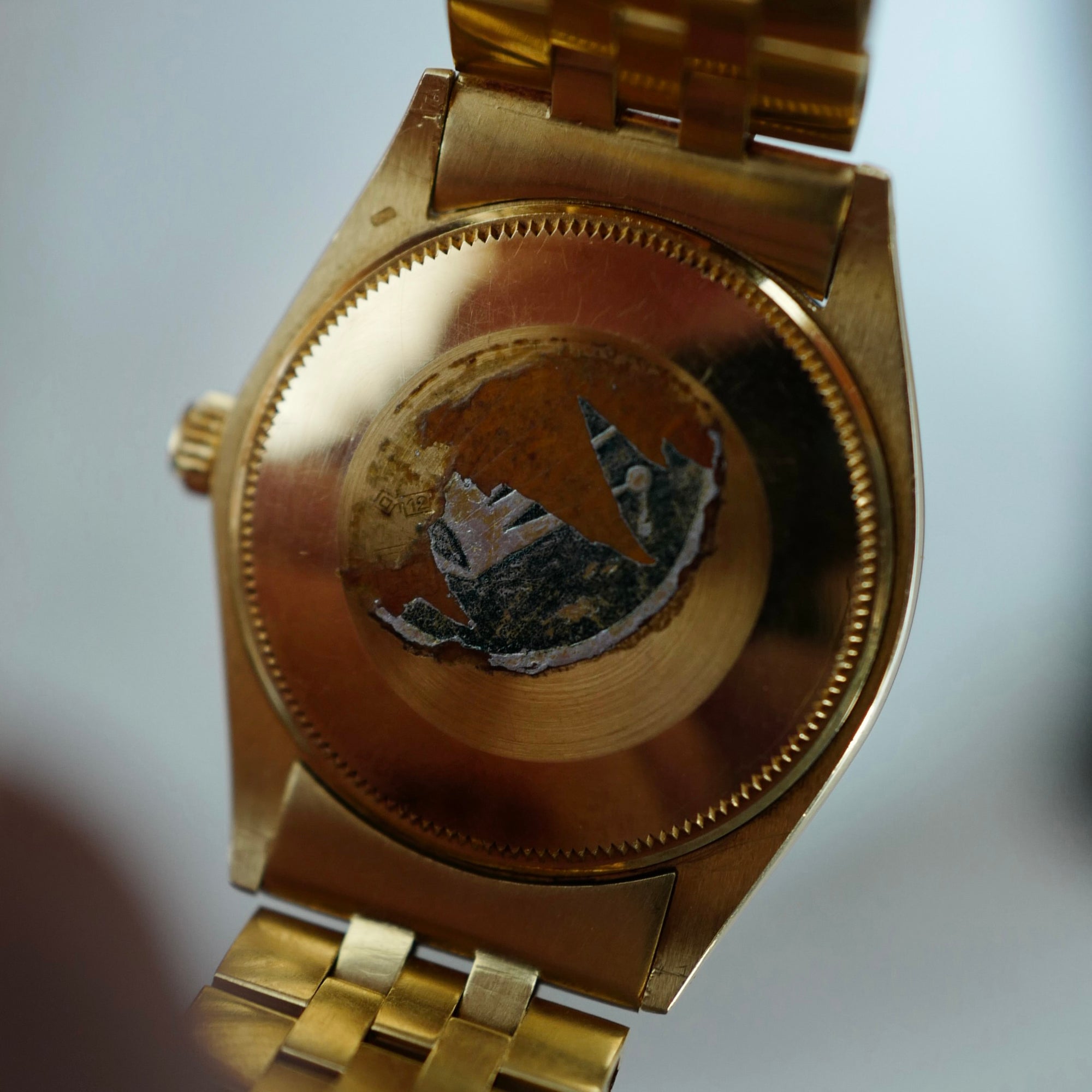 Rolex Yellow Gold Oyster Perpetual Serpico y Laino Watch Ref. 1005 in Top Condition