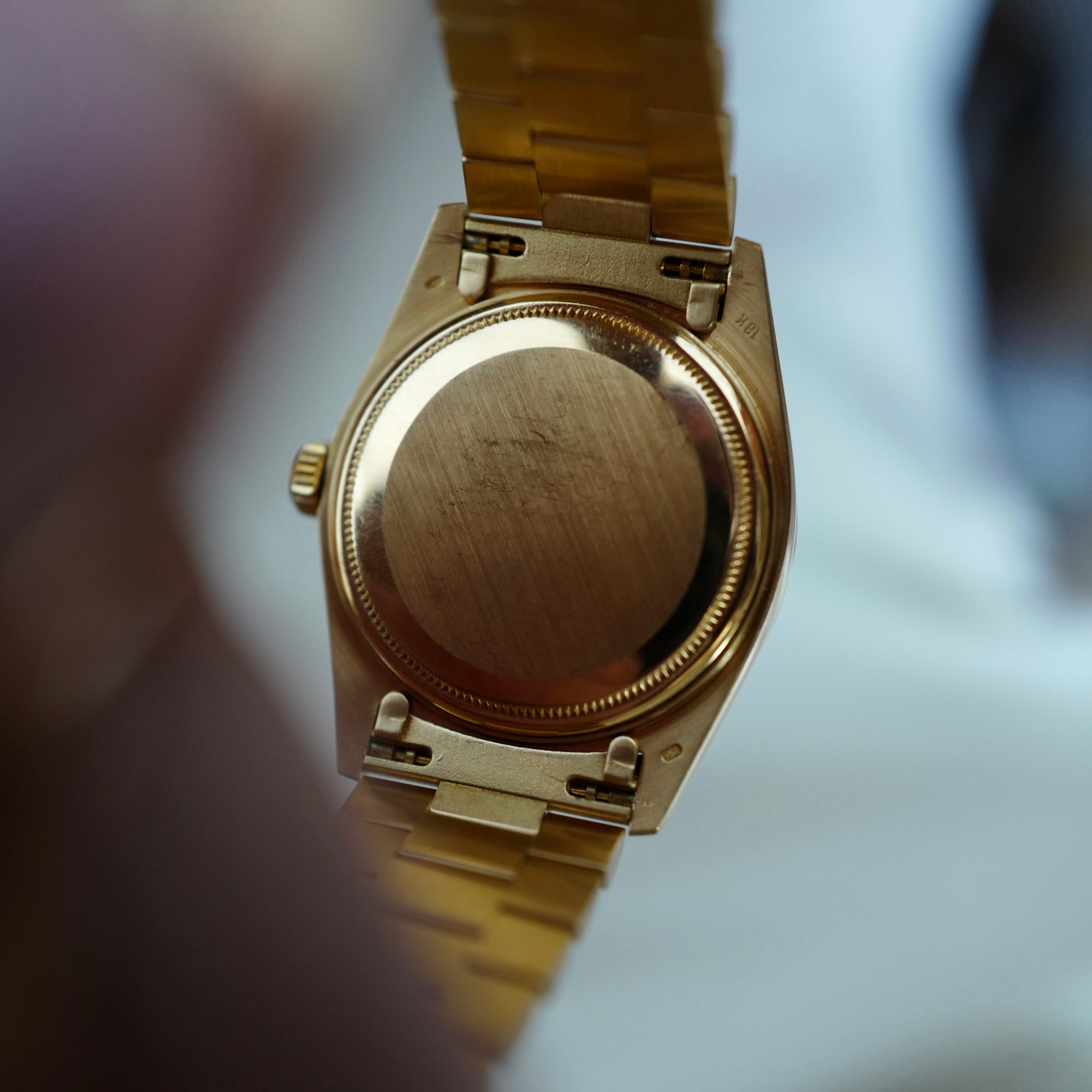 Rolex Yellow Gold Day-Date Sapphire &amp; Diamonds Watch Ref. 18148