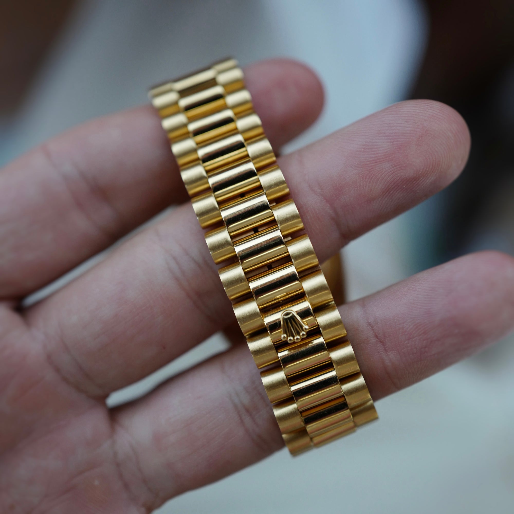 Rolex Yellow Gold Day-Date Sapphire &amp; Diamonds Watch Ref. 18148