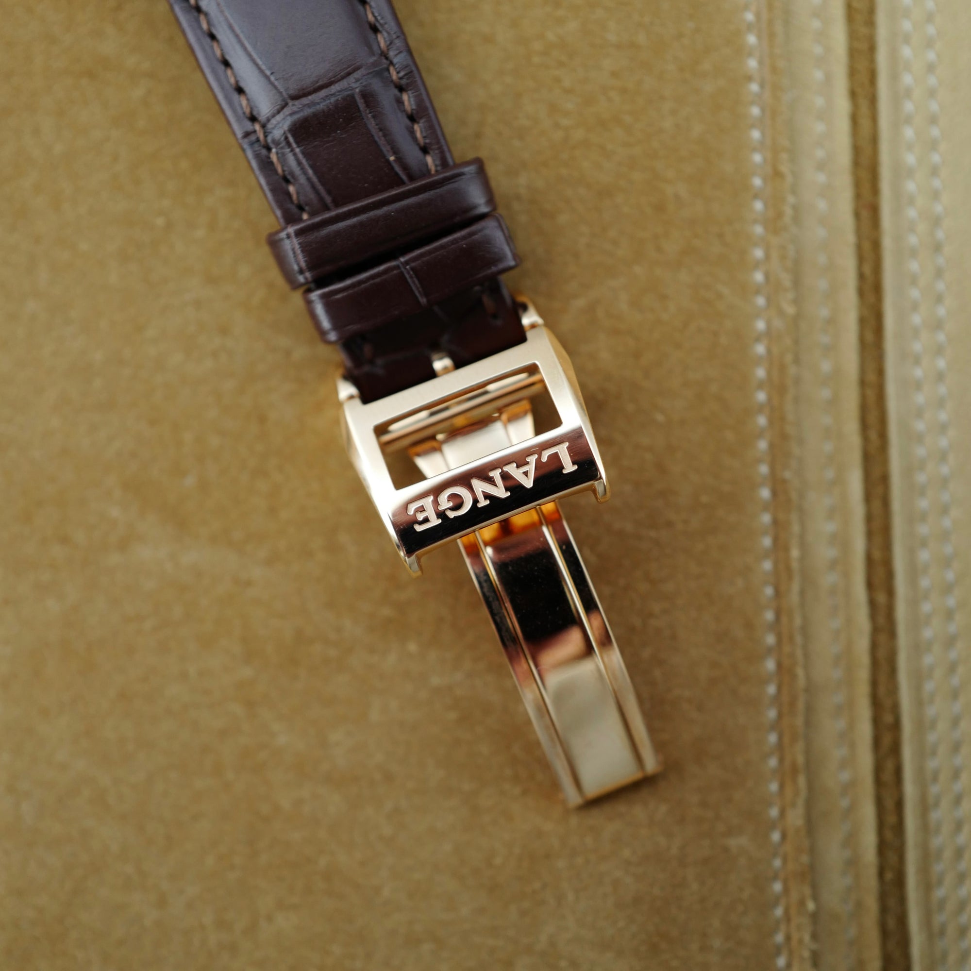 A. Lange &amp; Sohne Pink Gold 1815 Tourbillon Watch Ref. 730.032