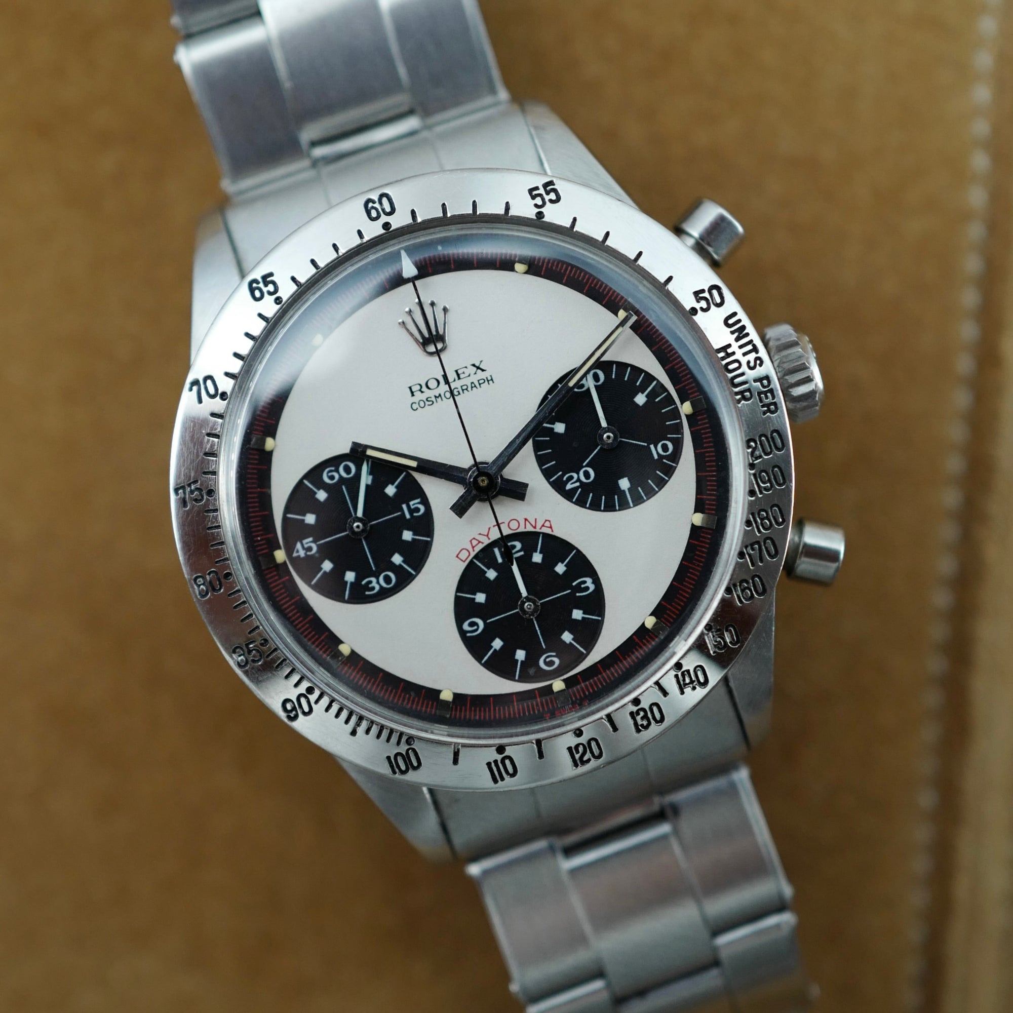 Rolex Steel Paul Newman Daytona Ref. 6239 with Top Condition Cream Dial
