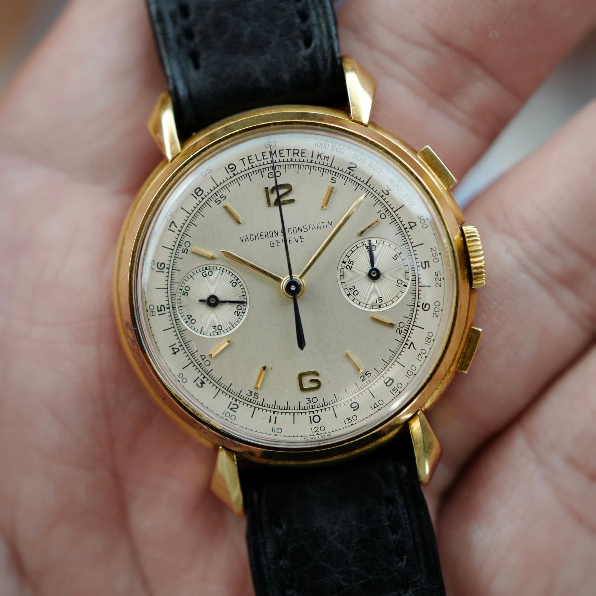 Vacheron Constantin Yellow Gold Chronograph Watch Ref. 4178 with Important Provenance (New Arrival)