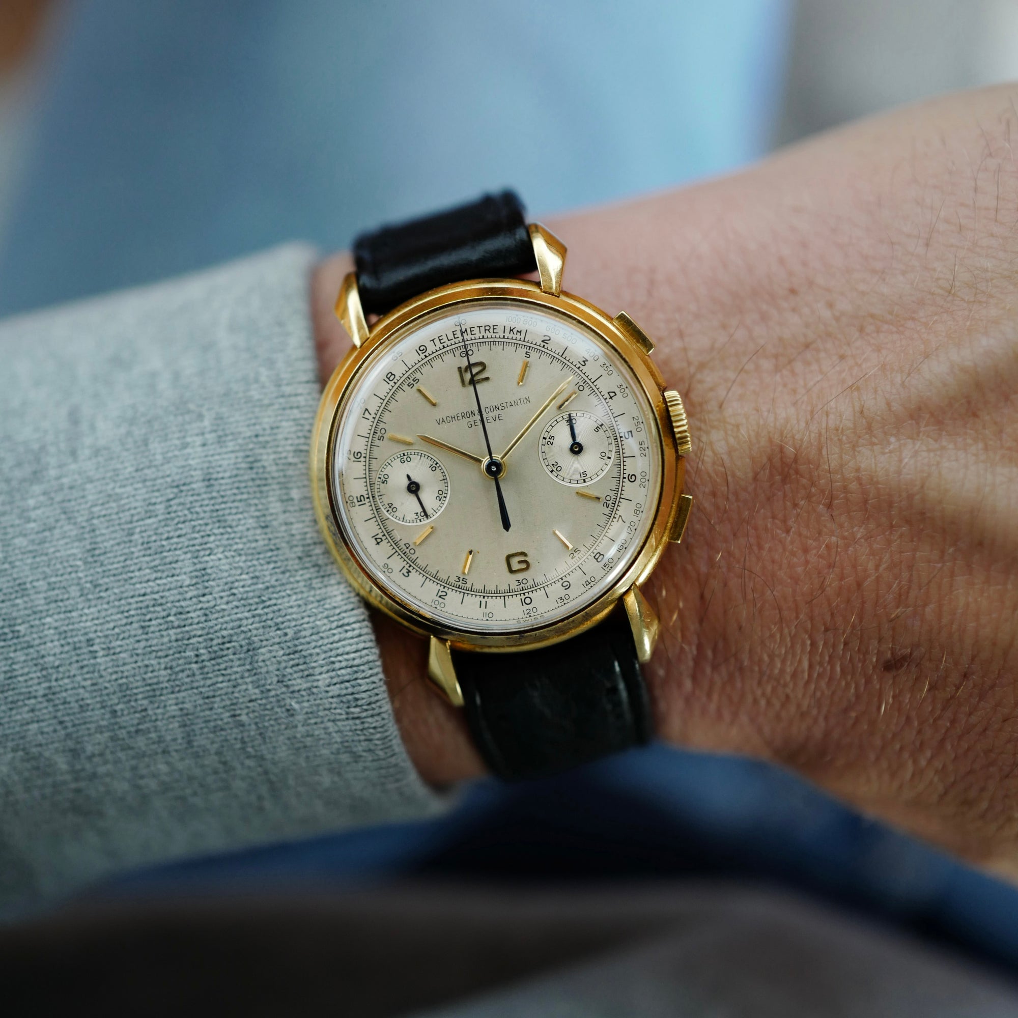 Vacheron Constantin Yellow Gold Chronograph Watch Ref. 4178 with Important Provenance (New Arrival)