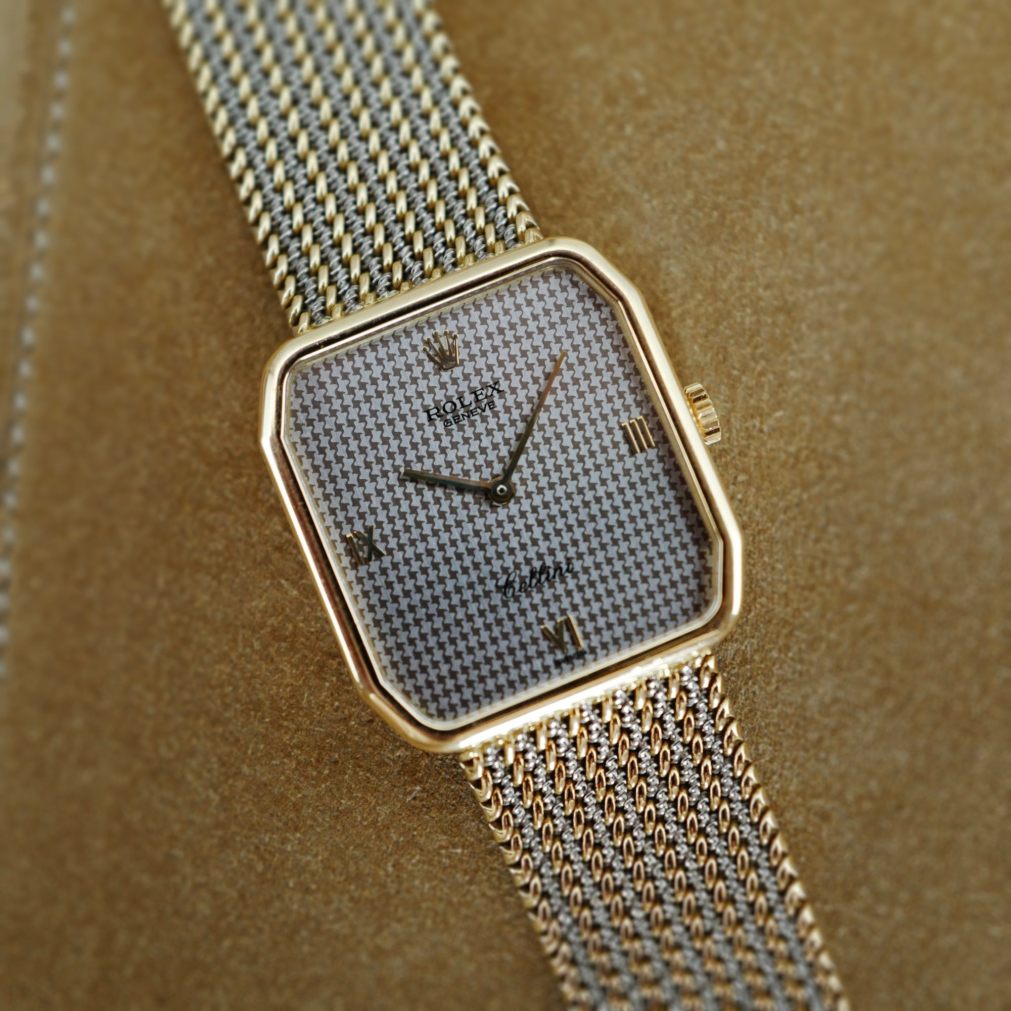 Rolex Yellow and White Gold Cellini Ref. 4349 Bracelet Watch (New Arrival)