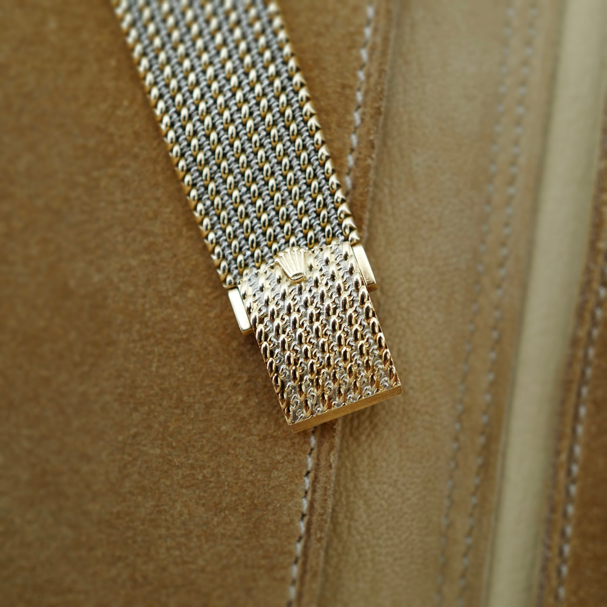 Rolex Yellow and White Gold Cellini Ref. 4349 Bracelet Watch (New Arrival)