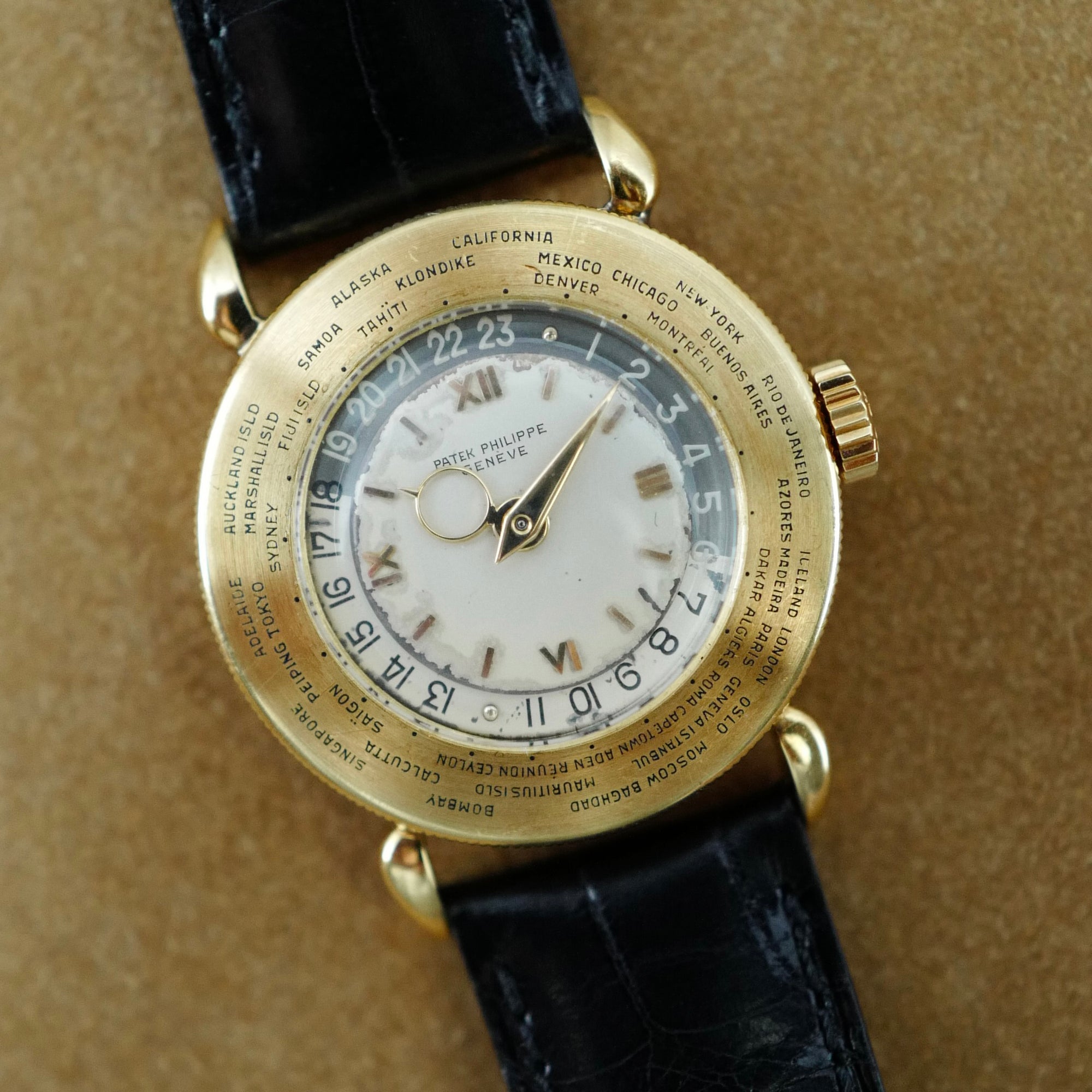 Patek Philippe Yellow Gold World Time Watch Ref. 1415