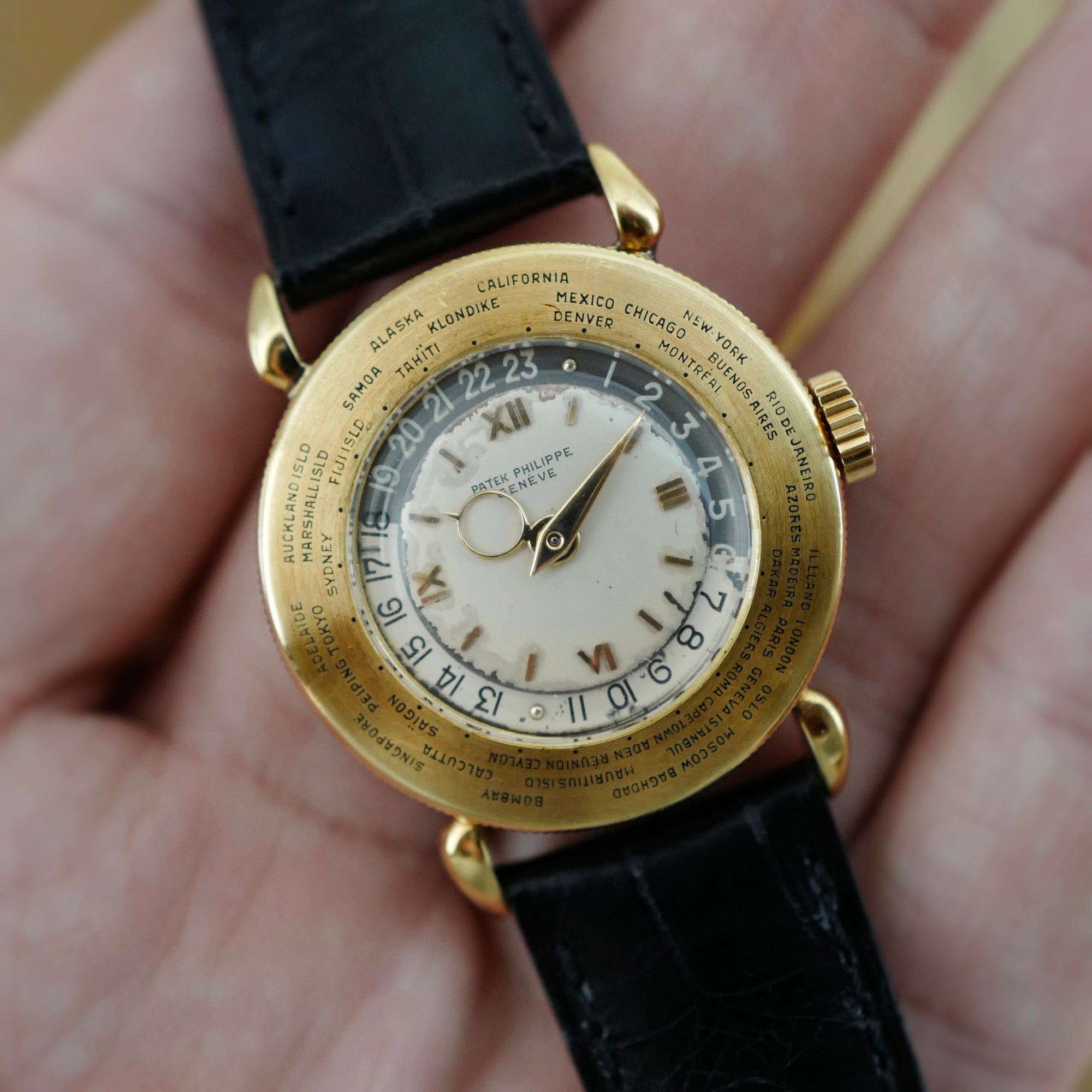 Patek Philippe Yellow Gold World Time Watch Ref. 1415