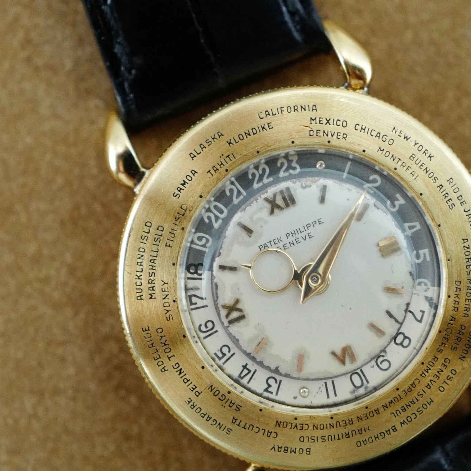 Patek Philippe Yellow Gold World Time Watch Ref. 1415