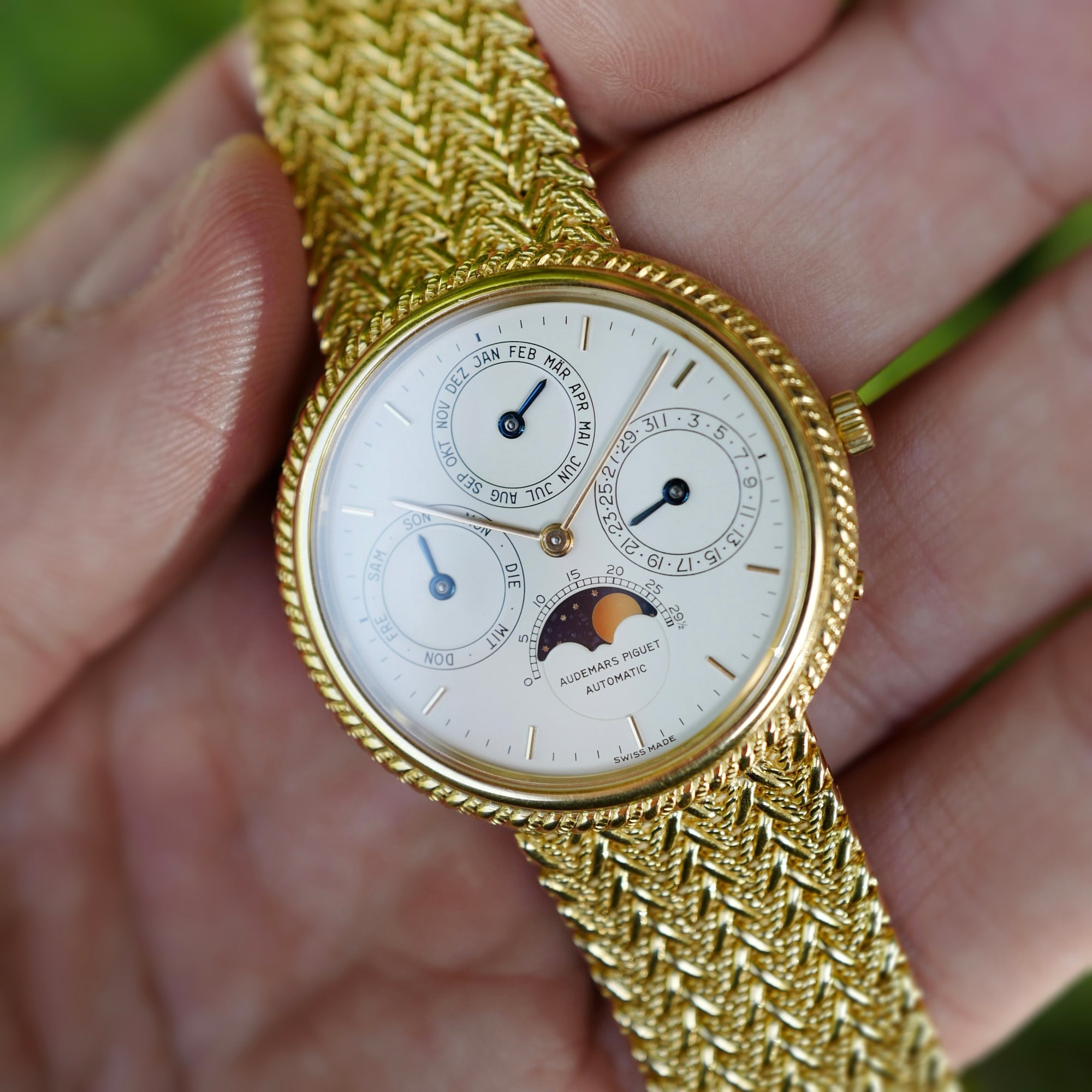 Audemars Piguet Yellow Gold Perpetual Automatic Watch Ref. 5549