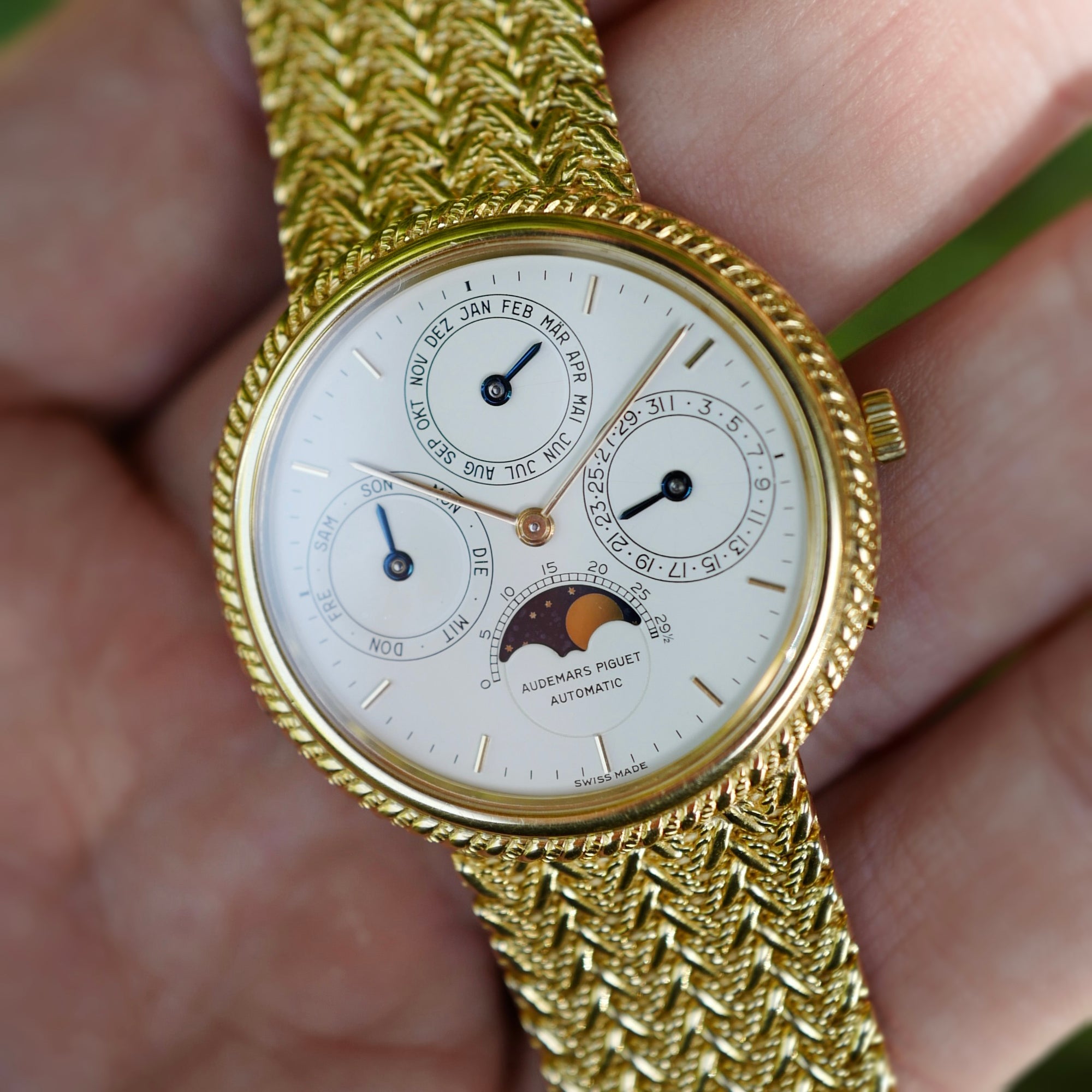 Audemars Piguet Yellow Gold Perpetual Automatic Watch Ref. 5549