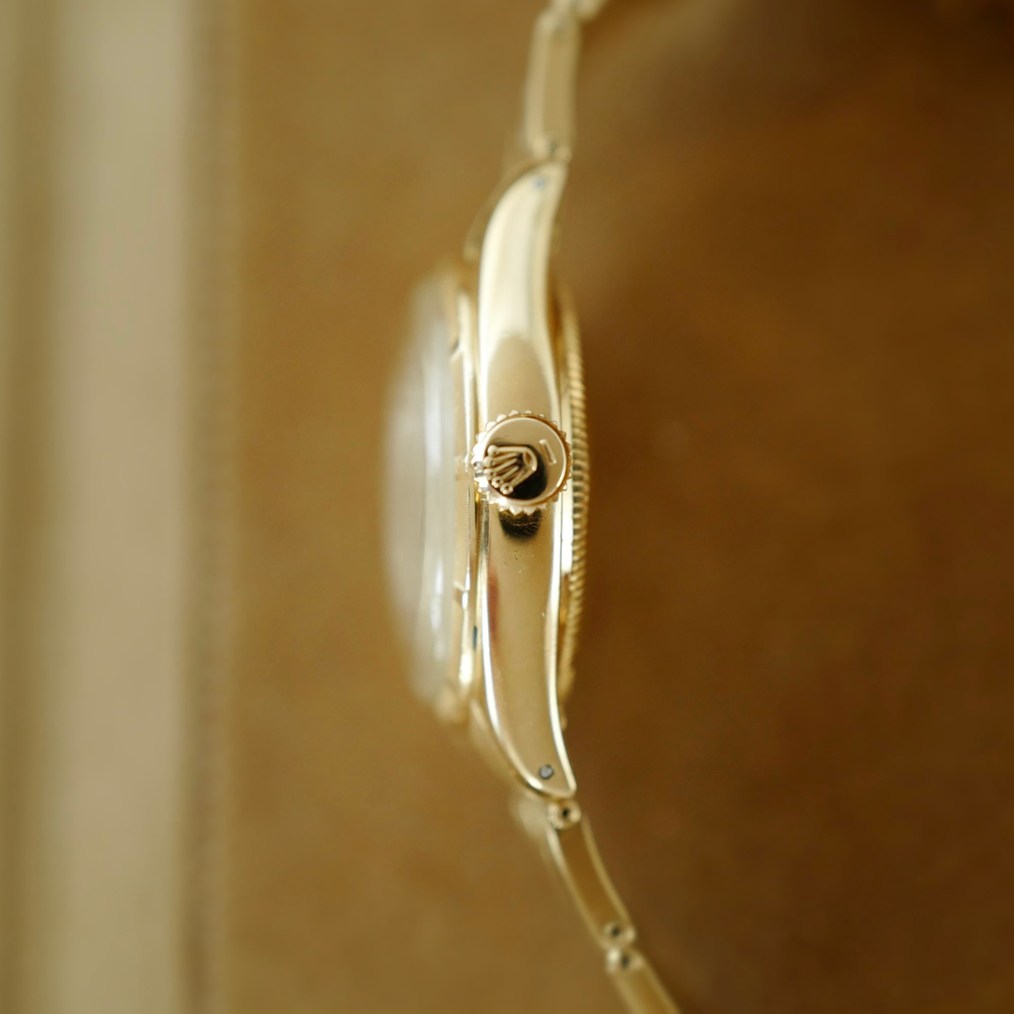 Rolex Yellow Gold Oyster Perpetual Honeycomb Watch Ref. 6085 (New Arrival)