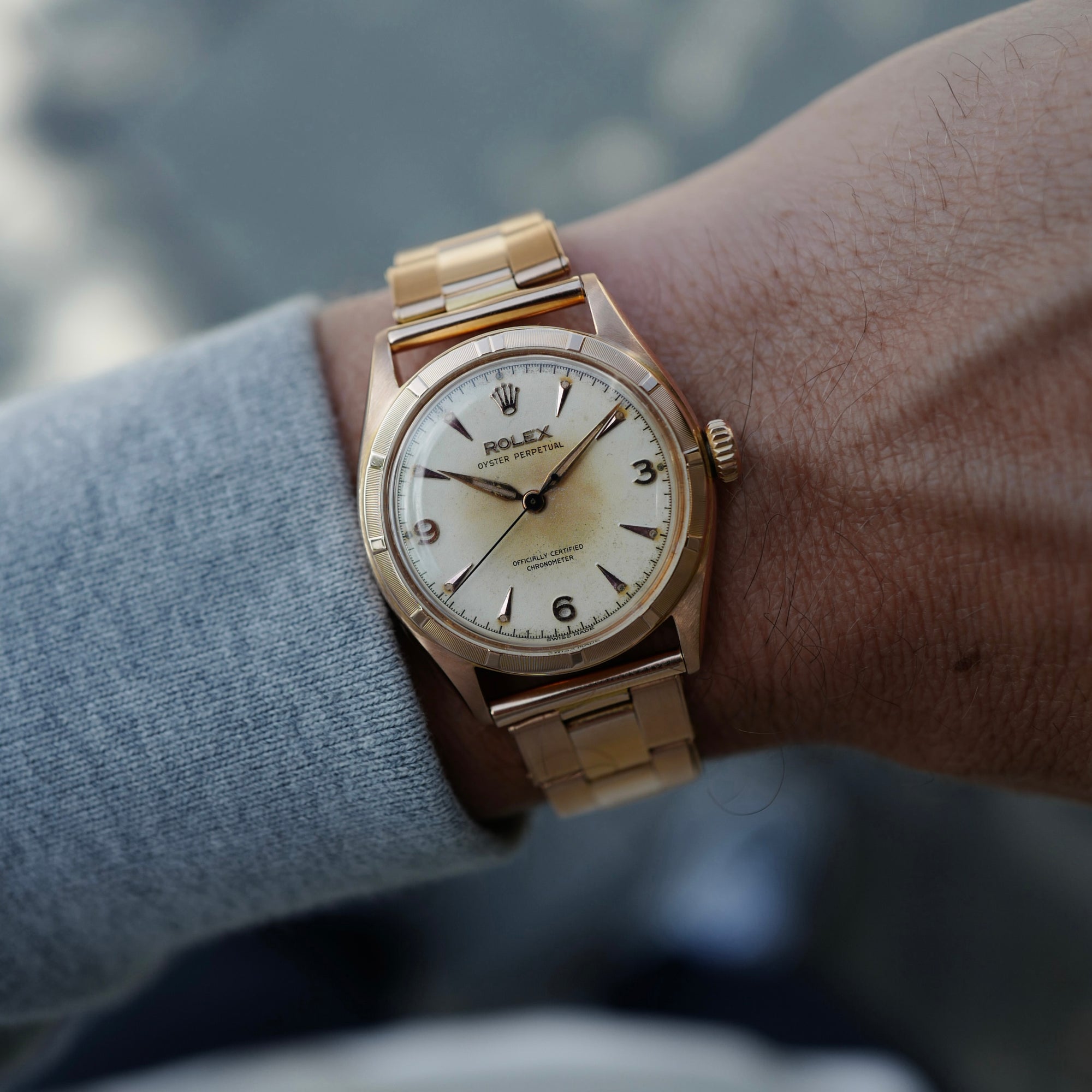Rolex Pink Gold Oyster Perpetual Ref. 6085