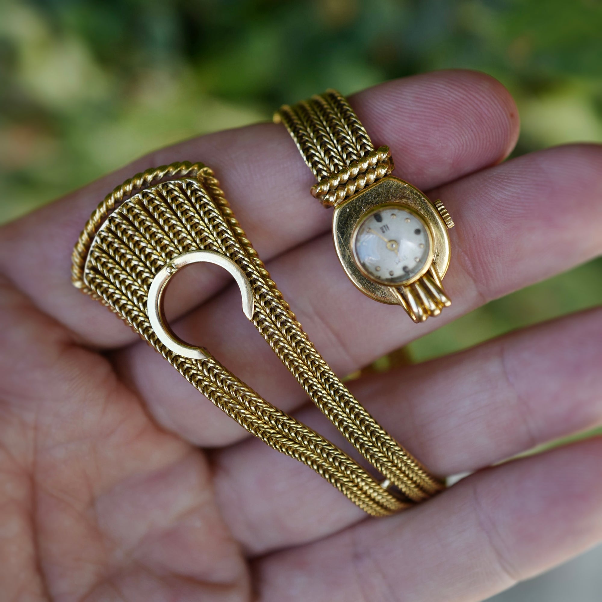 Uti Paris Yellow Gold Watch, Retailed by Spritzer & Furhmann (New Arrival)