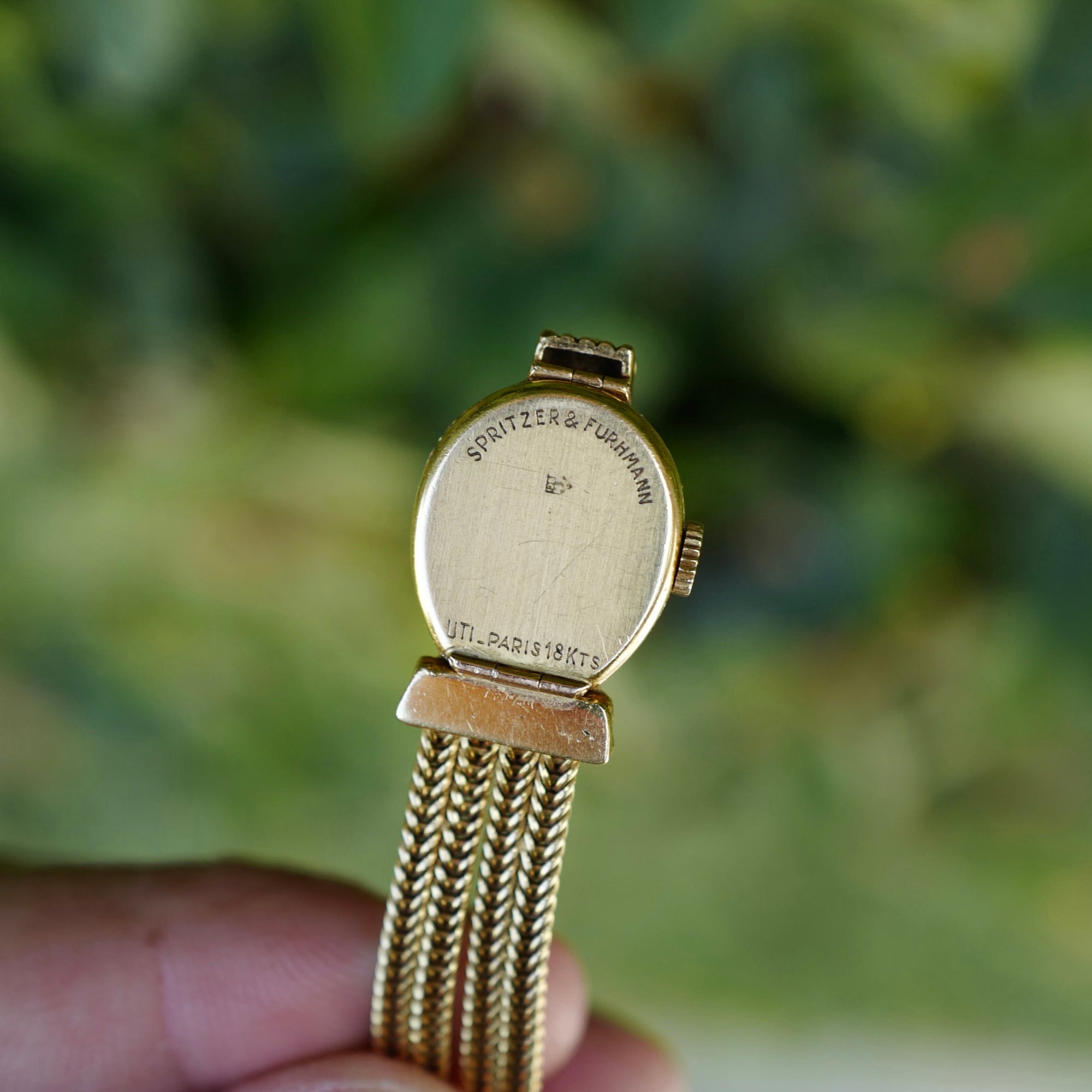 Uti Paris Yellow Gold Watch, Retailed by Spritzer & Furhmann (New Arrival)