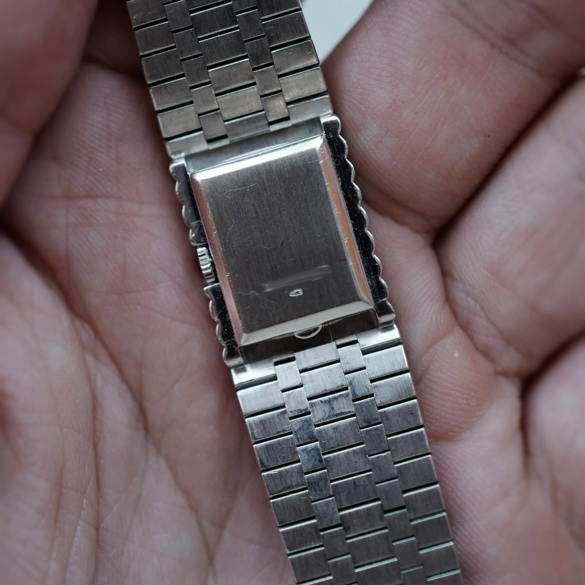 Chopard White Gold Onyx Mechanical Bracelet Watch