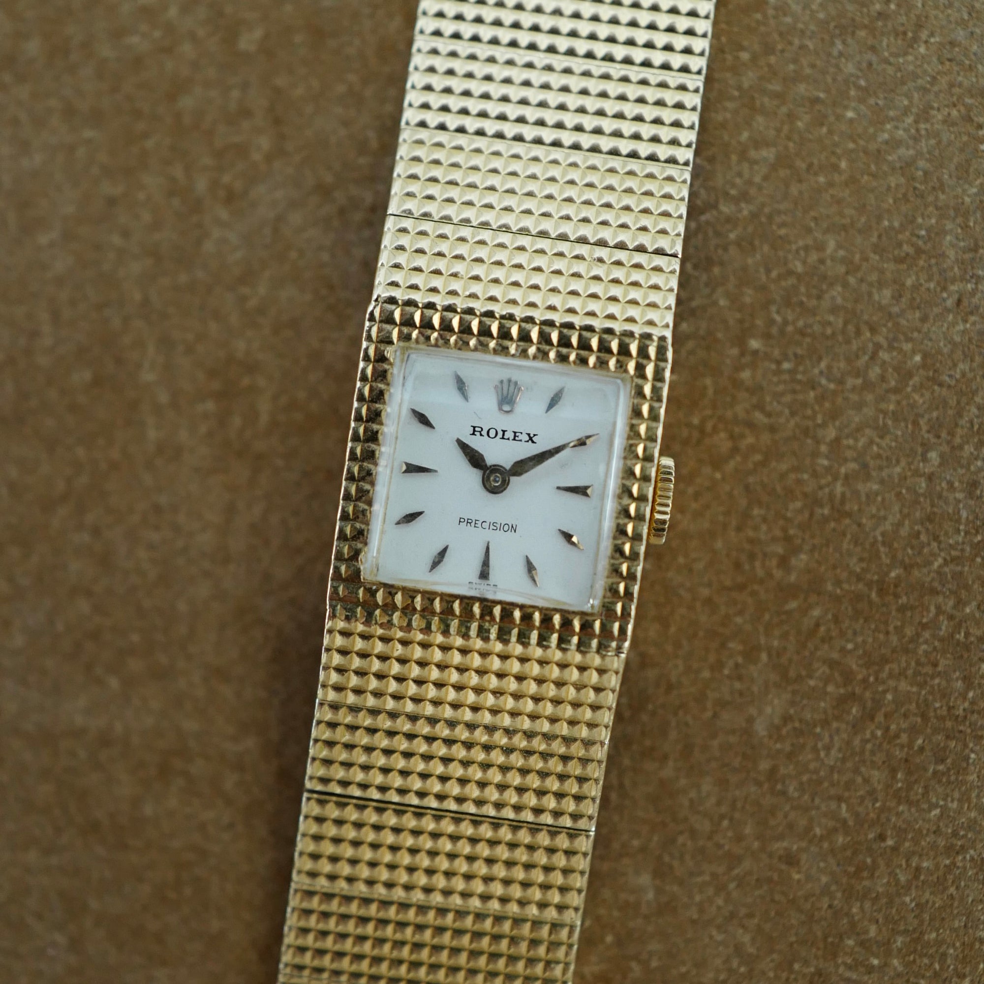 Rolex Yellow Gold Precision Buckle Bracelet Watch (New Arrival)