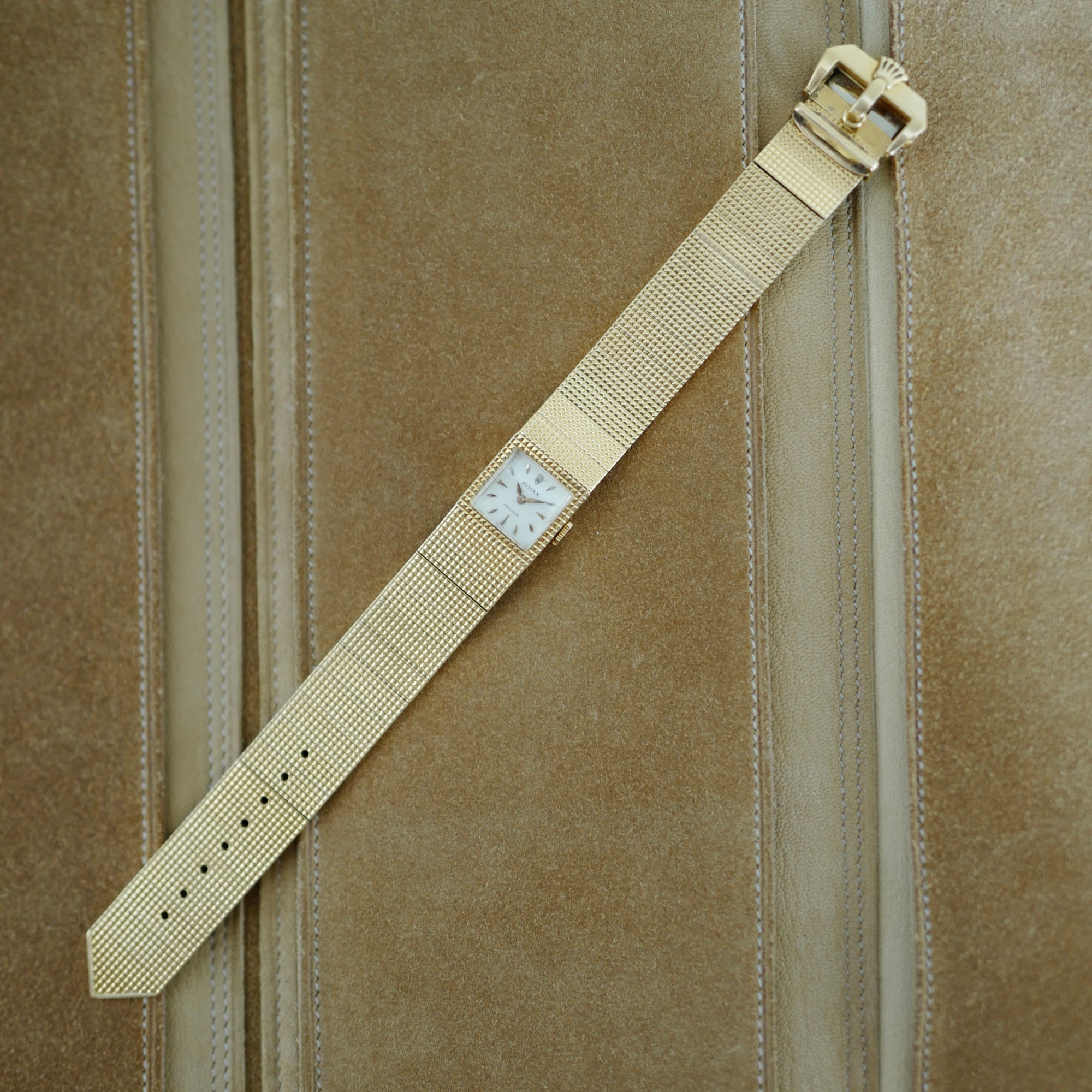 Rolex Yellow Gold Precision Buckle Bracelet Watch (New Arrival)