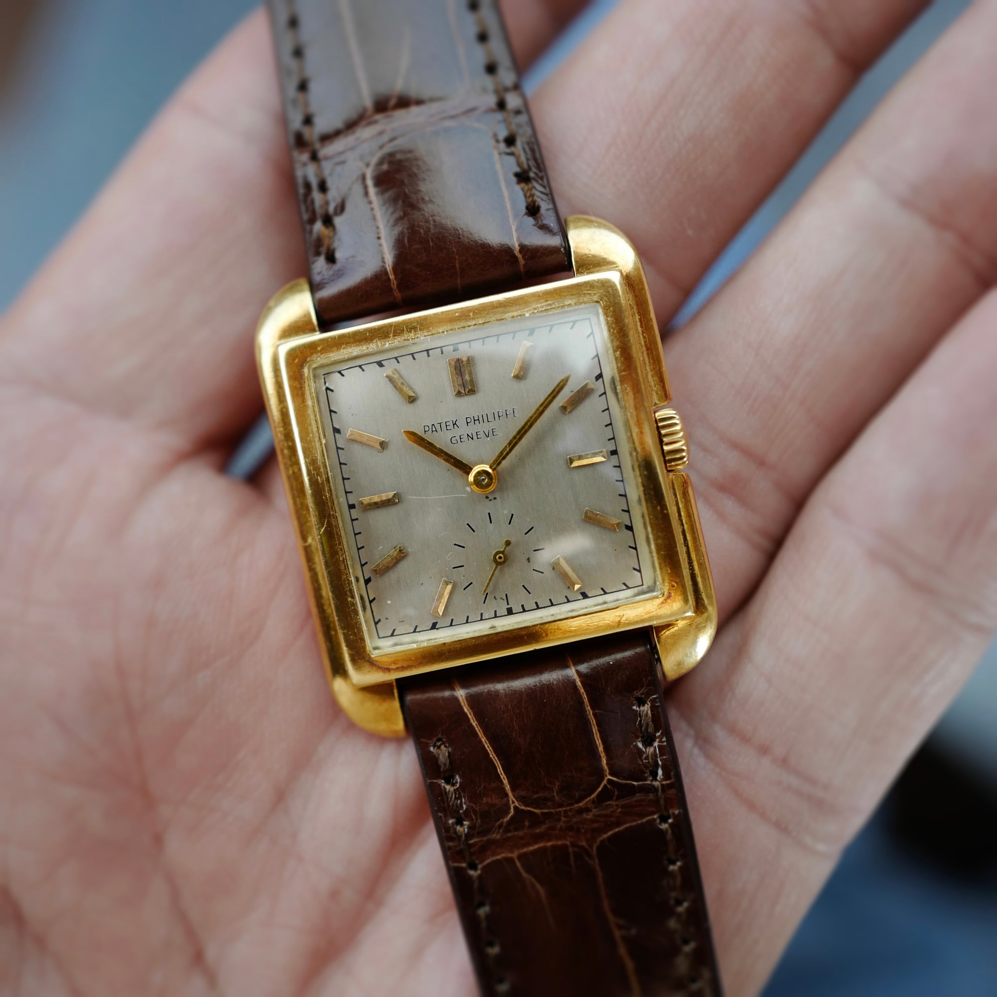 Patek Philippe Yellow Gold Cioccolatone Watch Ref. 2486 (New Arrival)