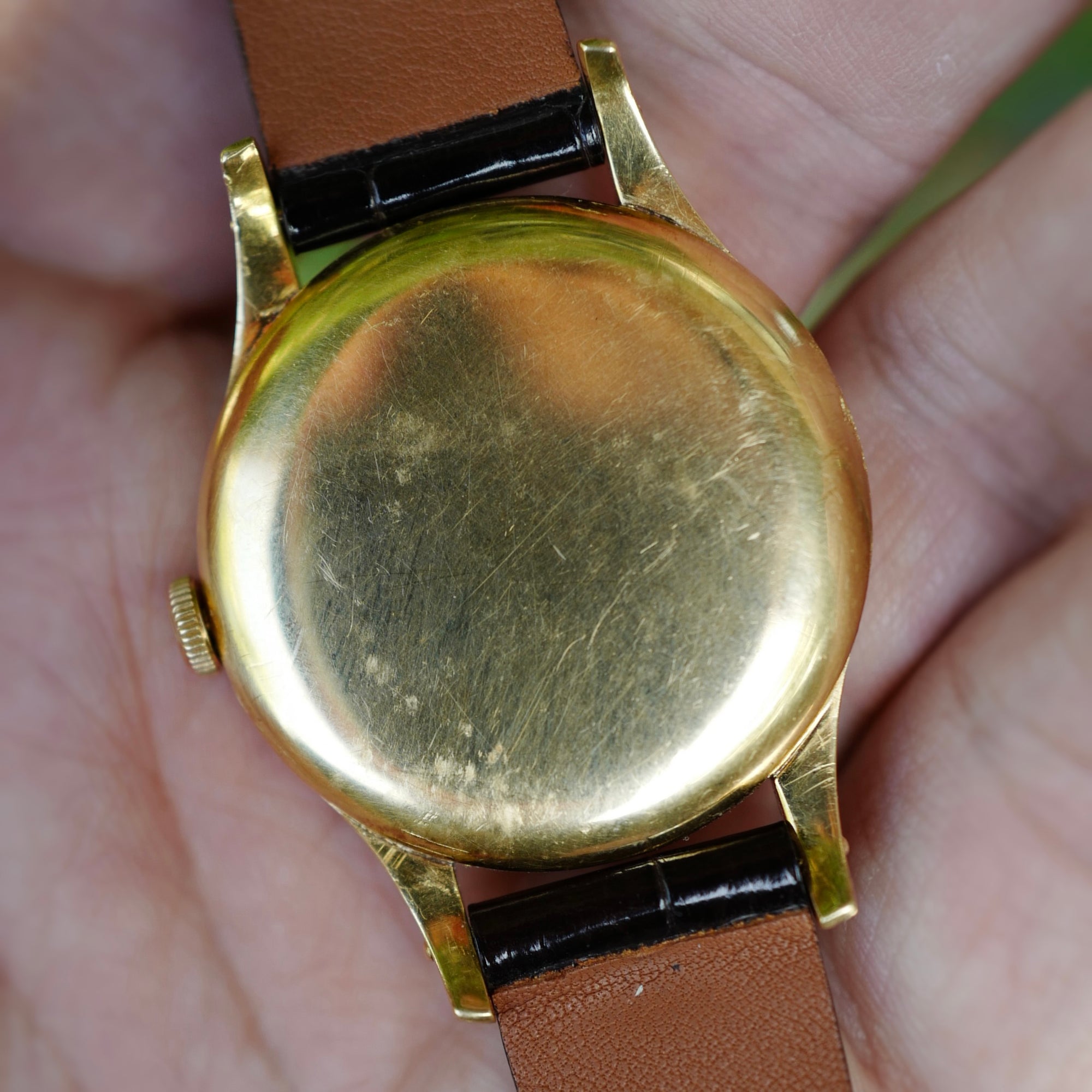 Breguet Yellow Gold Empire Peseux 260, Circa 1949