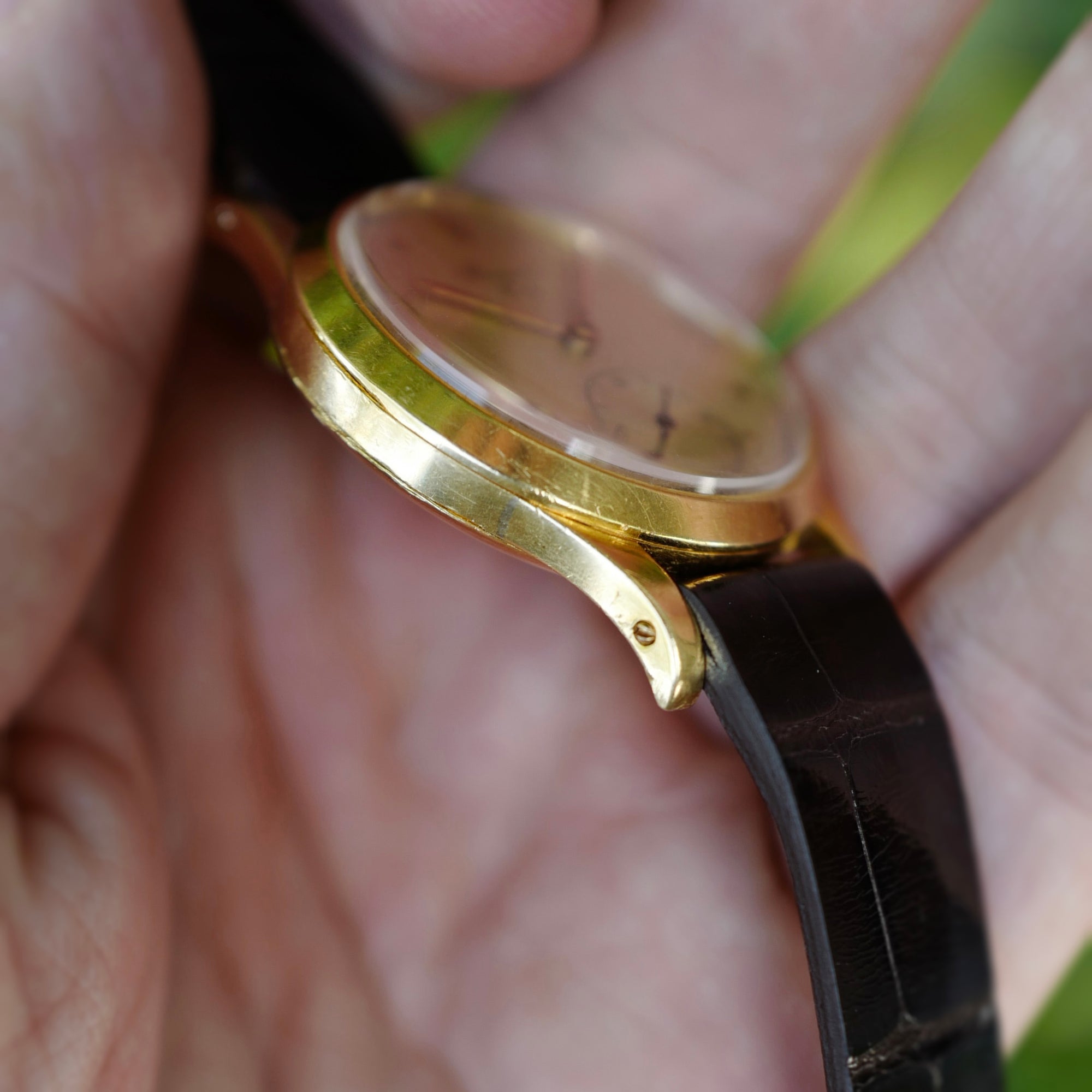 Breguet Yellow Gold Empire Peseux 260, Circa 1949