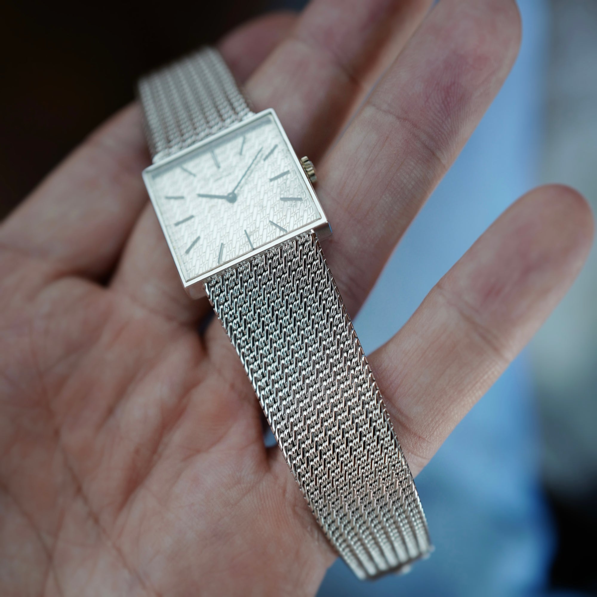 Patek Philippe White Gold Bracelet Watch Ref. 3430 (New Arrival)