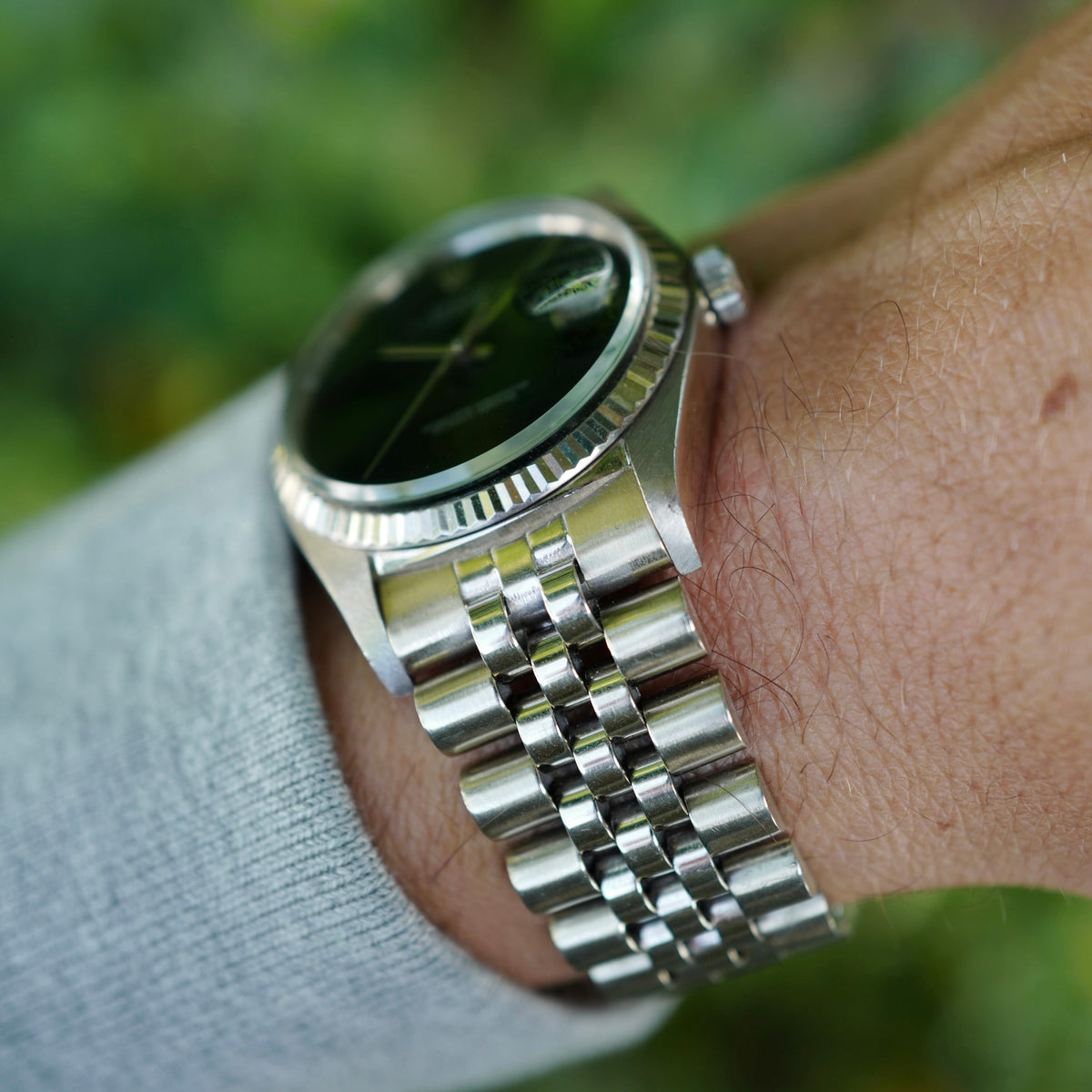 Rolex White Gold Onyx Datejust Ref. 1601 One of Five Known Examples