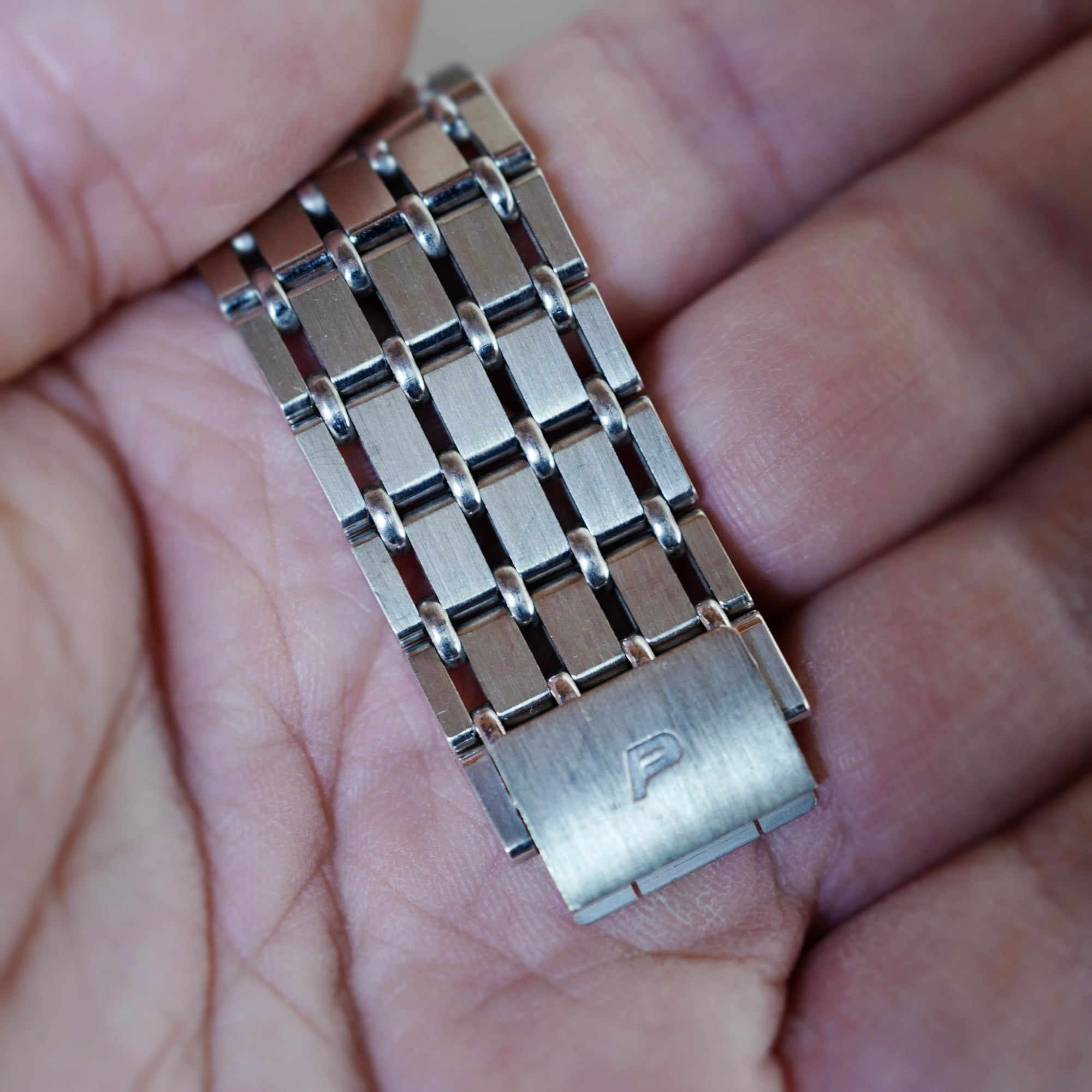 Piaget White Gold Emperador Bracelet Watch Ref. 9131K51 with Pave Diamond Dial