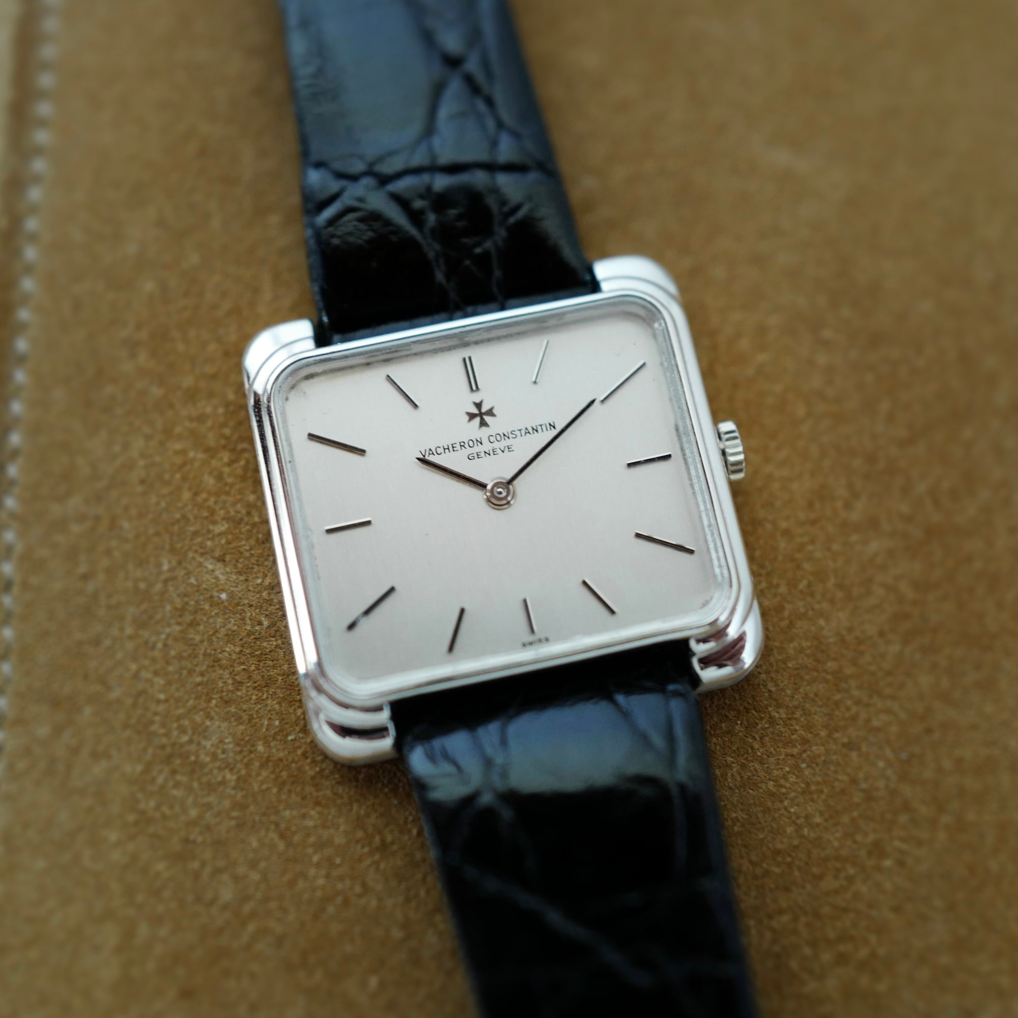Vacheron Constantin White Gold Square Mechanical Watch Ref. 2100 (New Arrival)