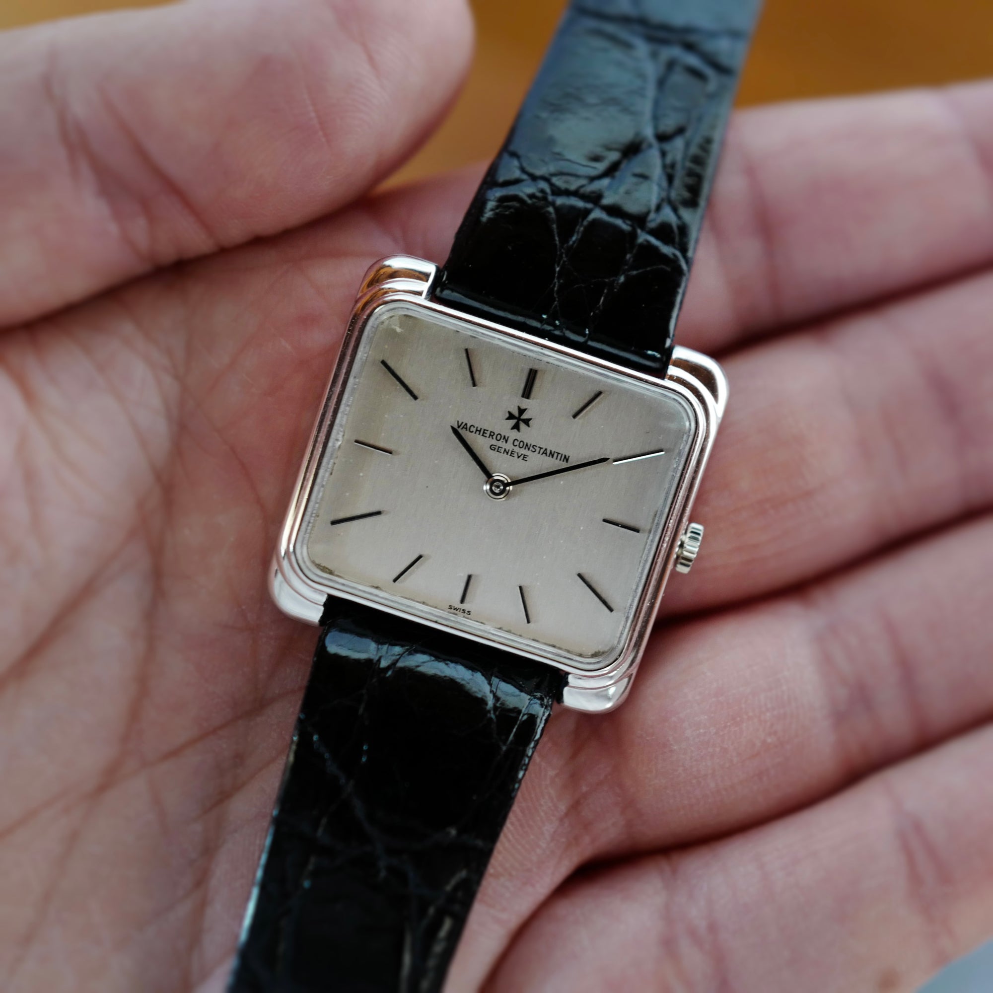 Vacheron Constantin White Gold Square Mechanical Watch Ref. 2100 (New Arrival)