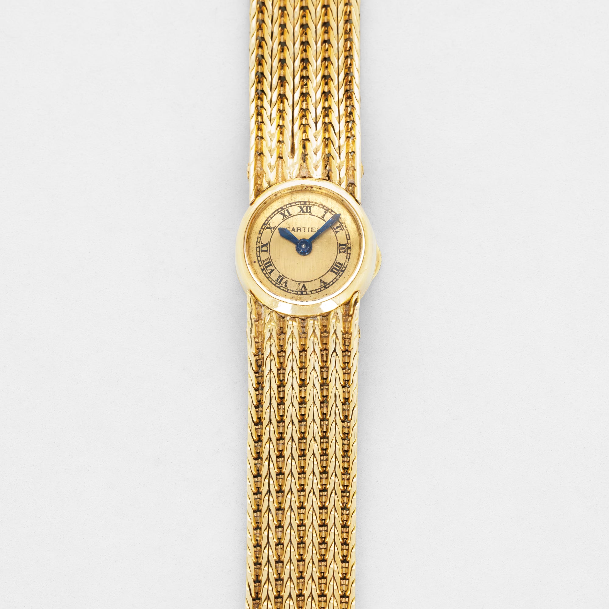 Cartier Yellow Gold Ladies Bracelet Watch