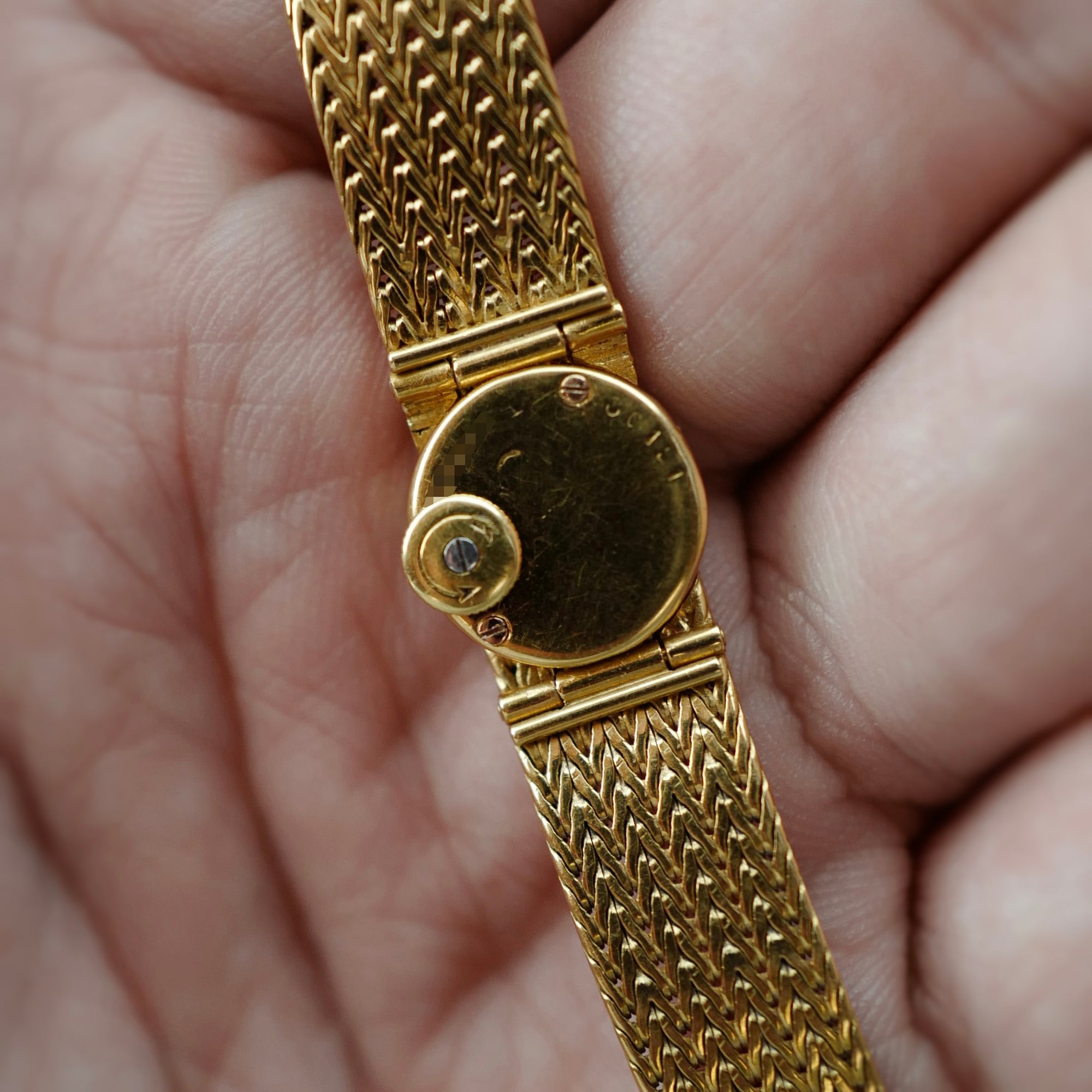 Cartier Yellow Gold Ladies Bracelet Watch
