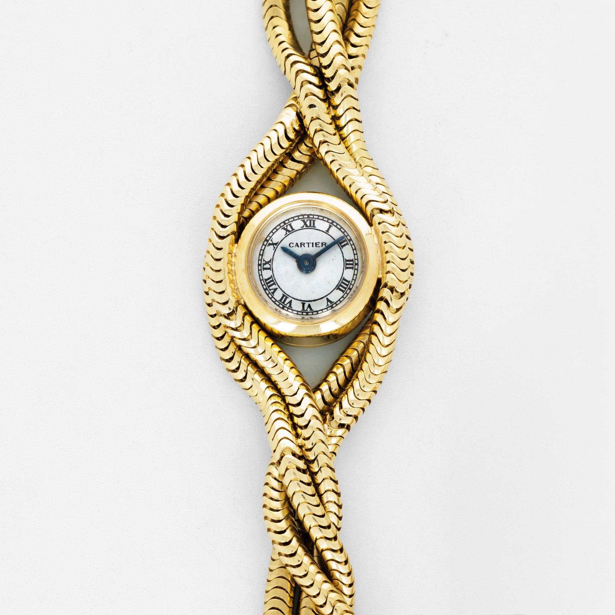 Cartier Yellow Gold Twisted Rope Bracelet Watch