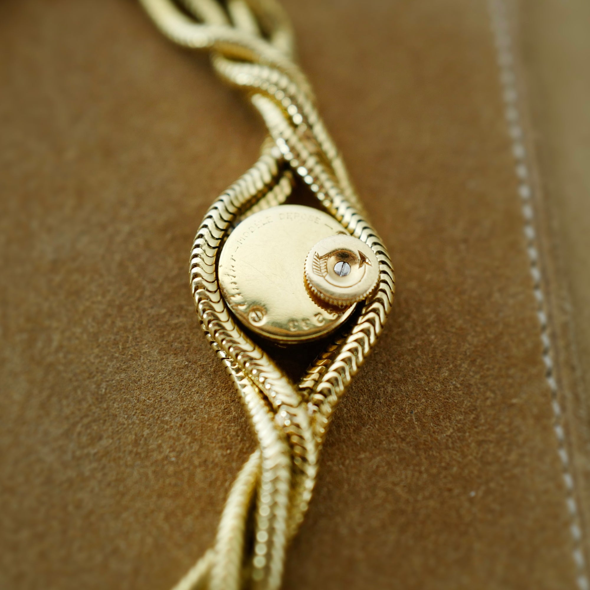 Cartier Yellow Gold Twisted Rope Bracelet Watch