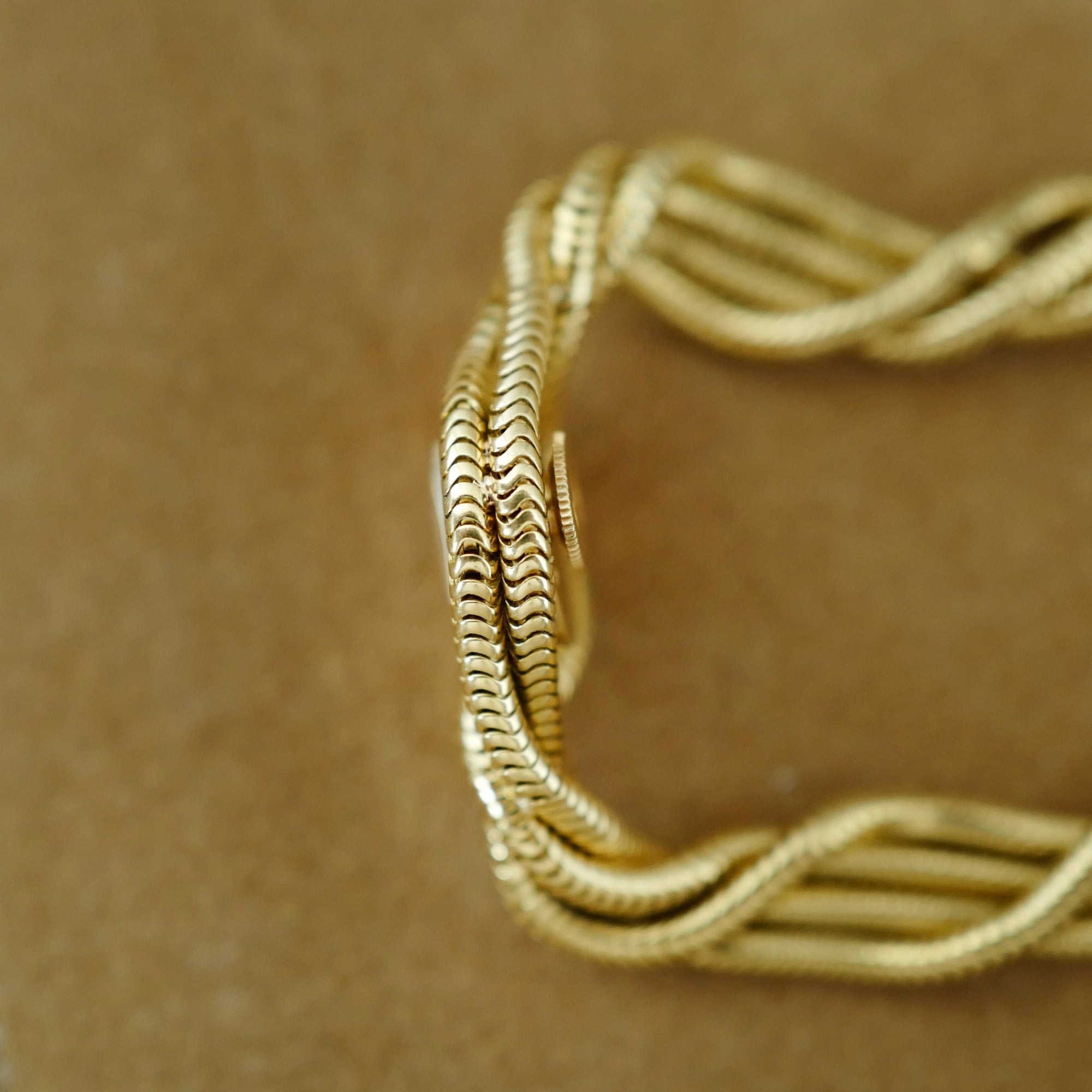 Cartier Yellow Gold Twisted Rope Bracelet Watch