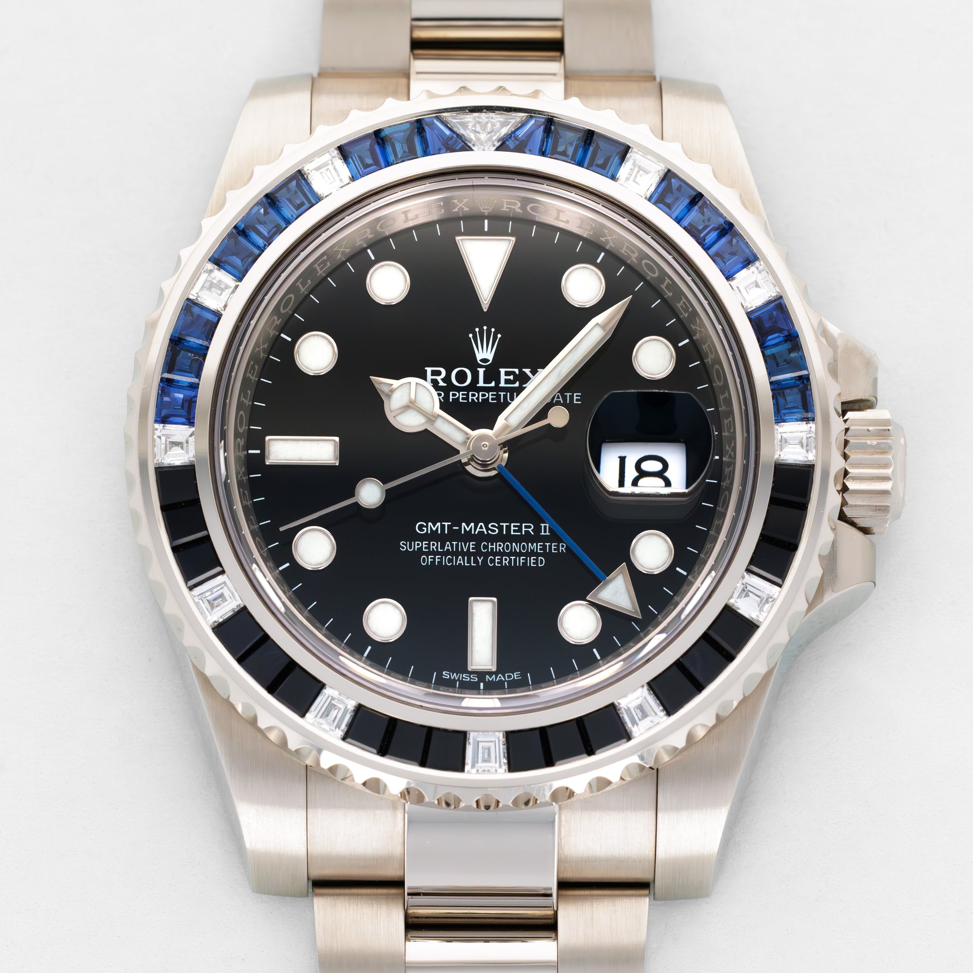 Rolex White Gold GMT-Master Bruce Wayne Watch Ref. 116749