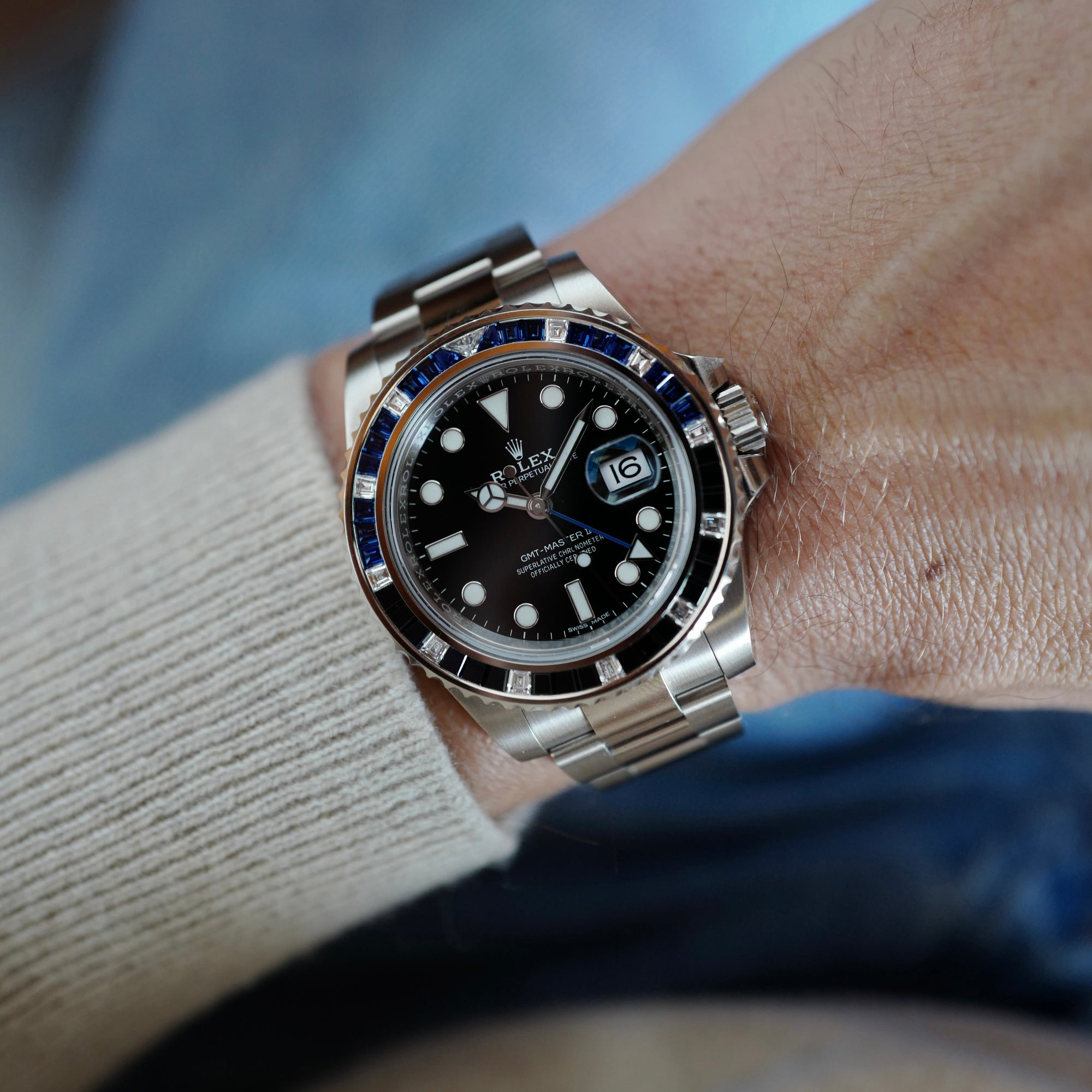 Rolex White Gold GMT-Master Bruce Wayne Watch Ref. 116749
