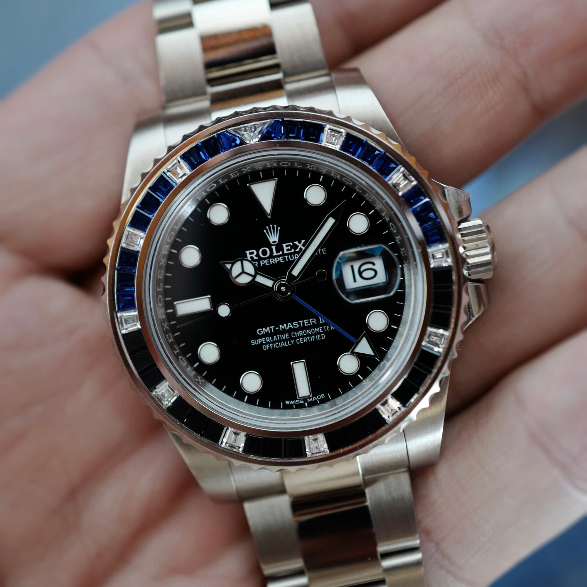 Rolex White Gold GMT-Master Bruce Wayne Watch Ref. 116749