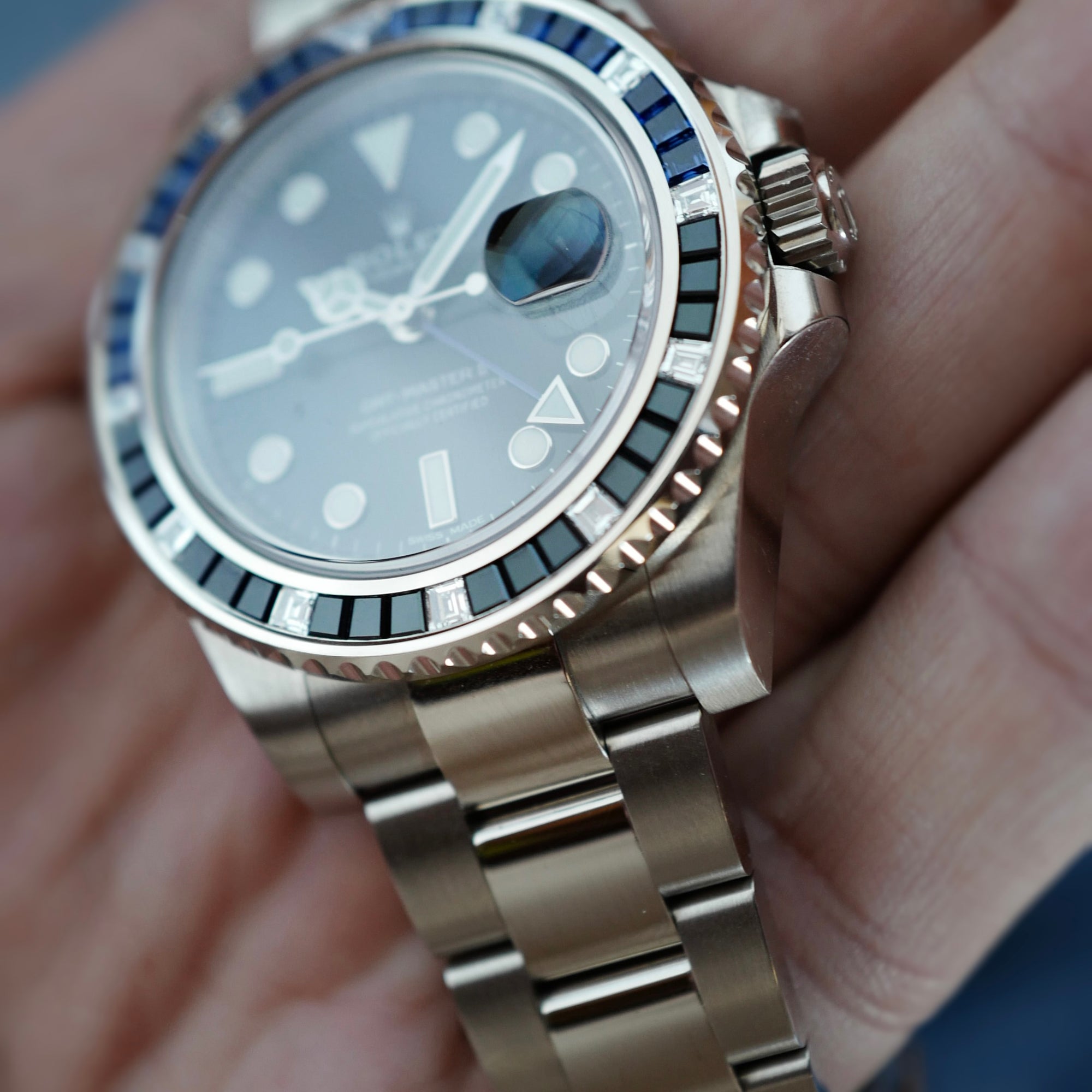 Rolex White Gold GMT-Master Bruce Wayne Watch Ref. 116749