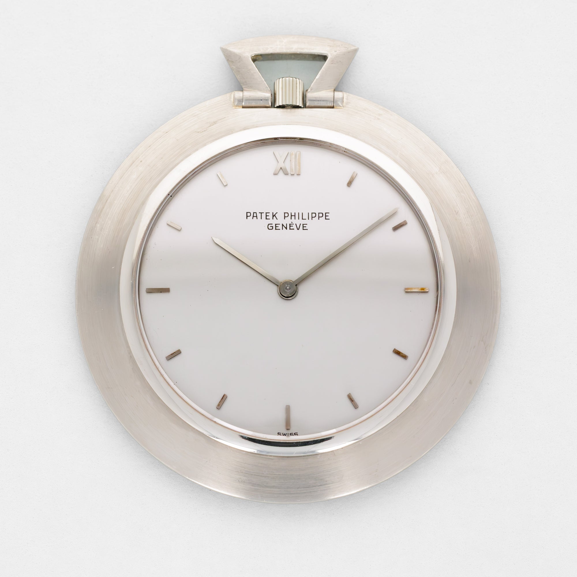 Patek White Gold Pocket Watch Ref. 855