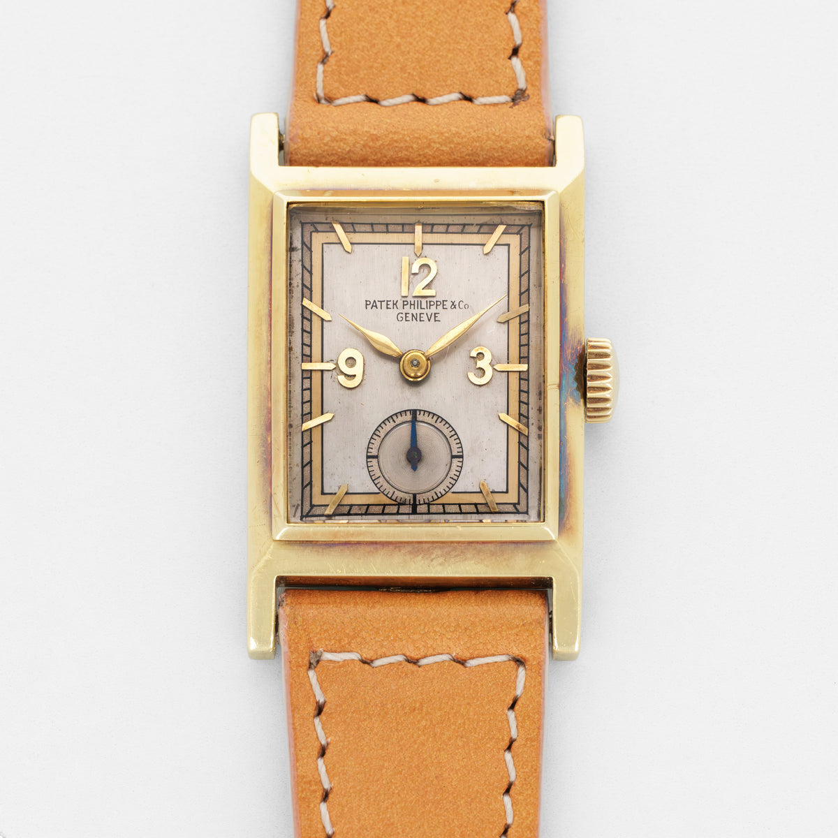 Patek Philippe Yellow Gold Rectangular Watch