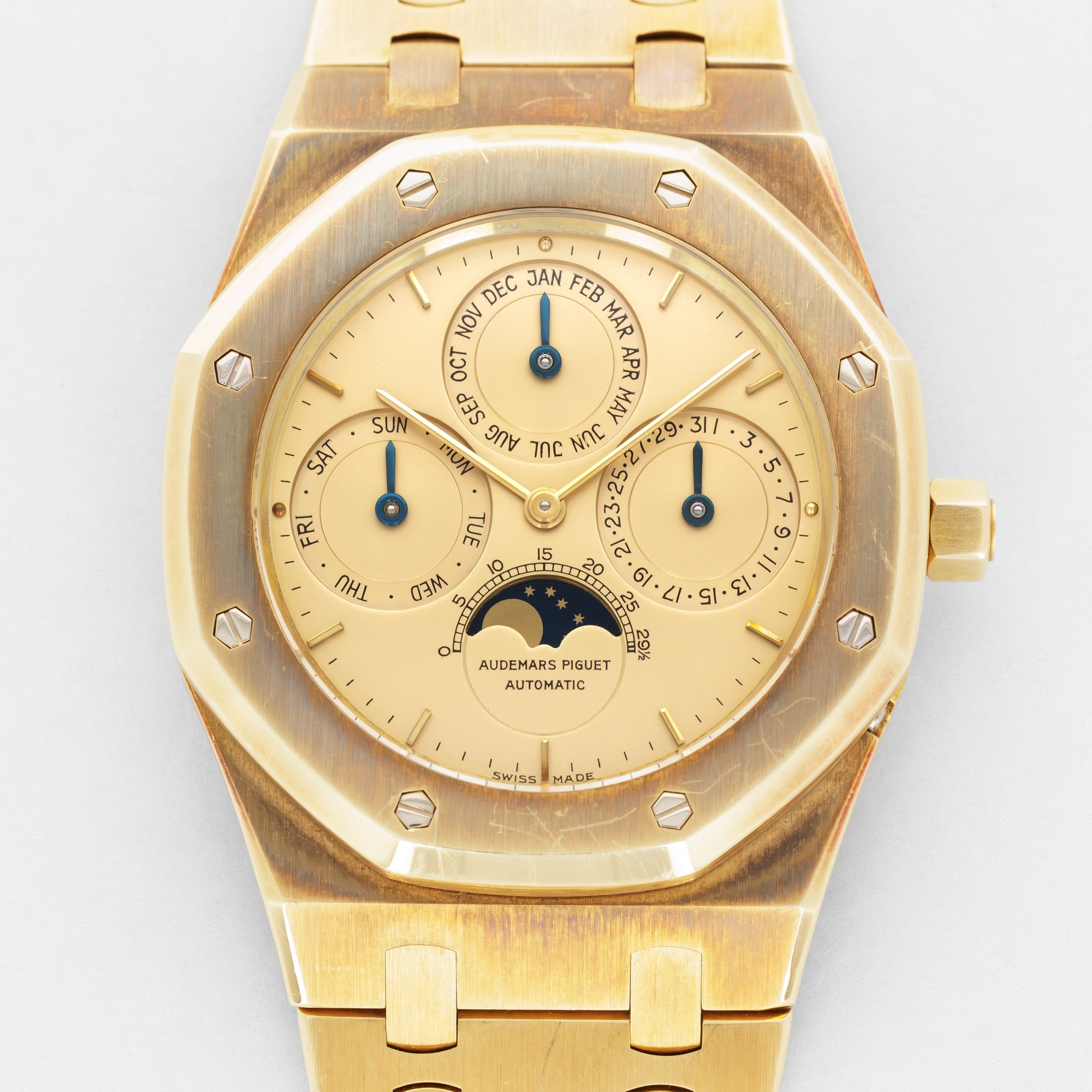 Audemars Piguet Yellow Gold Royal Oak Perpetual Calendar Ref. 25654BA