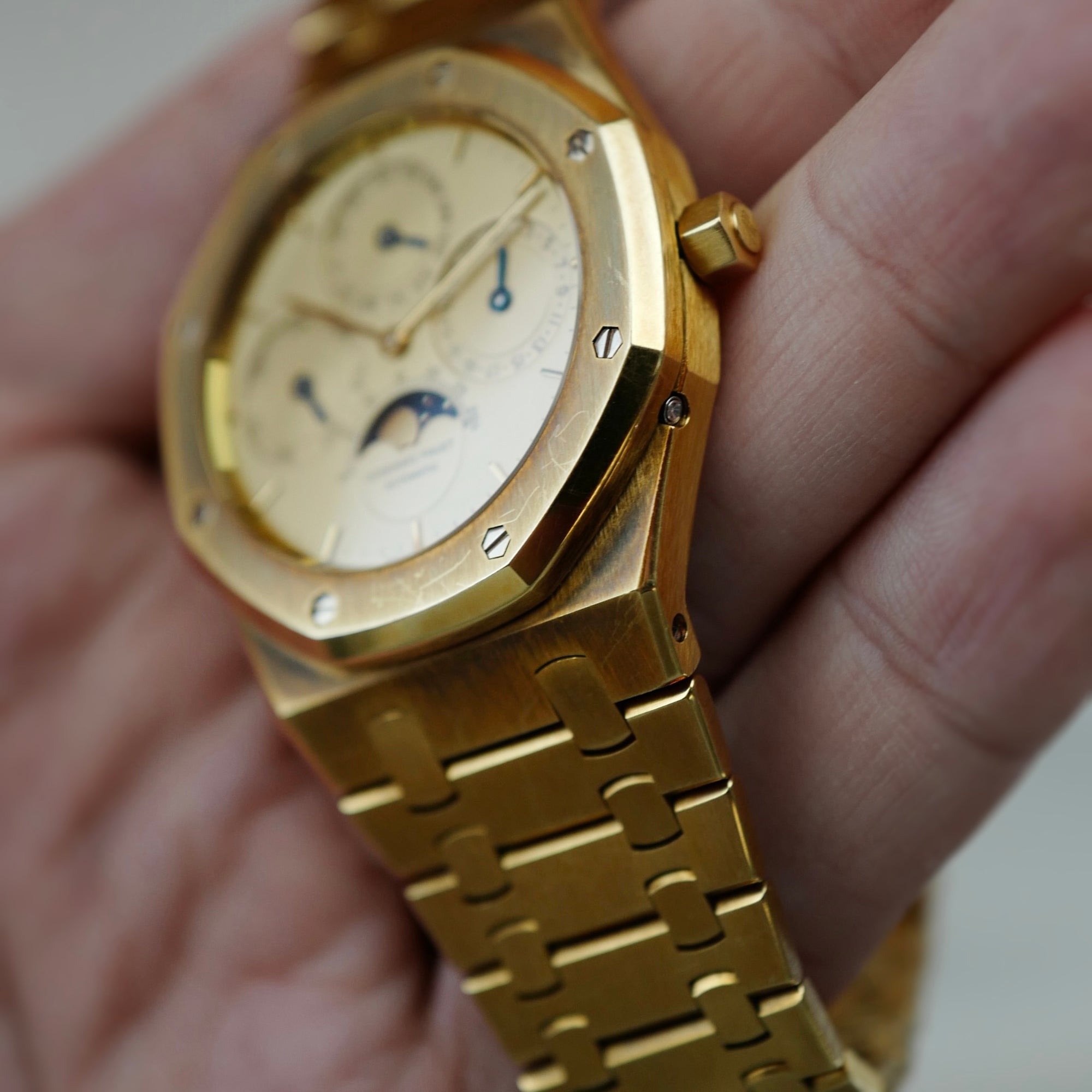 Audemars Piguet Yellow Gold Royal Oak Perpetual Calendar Ref. 25654BA