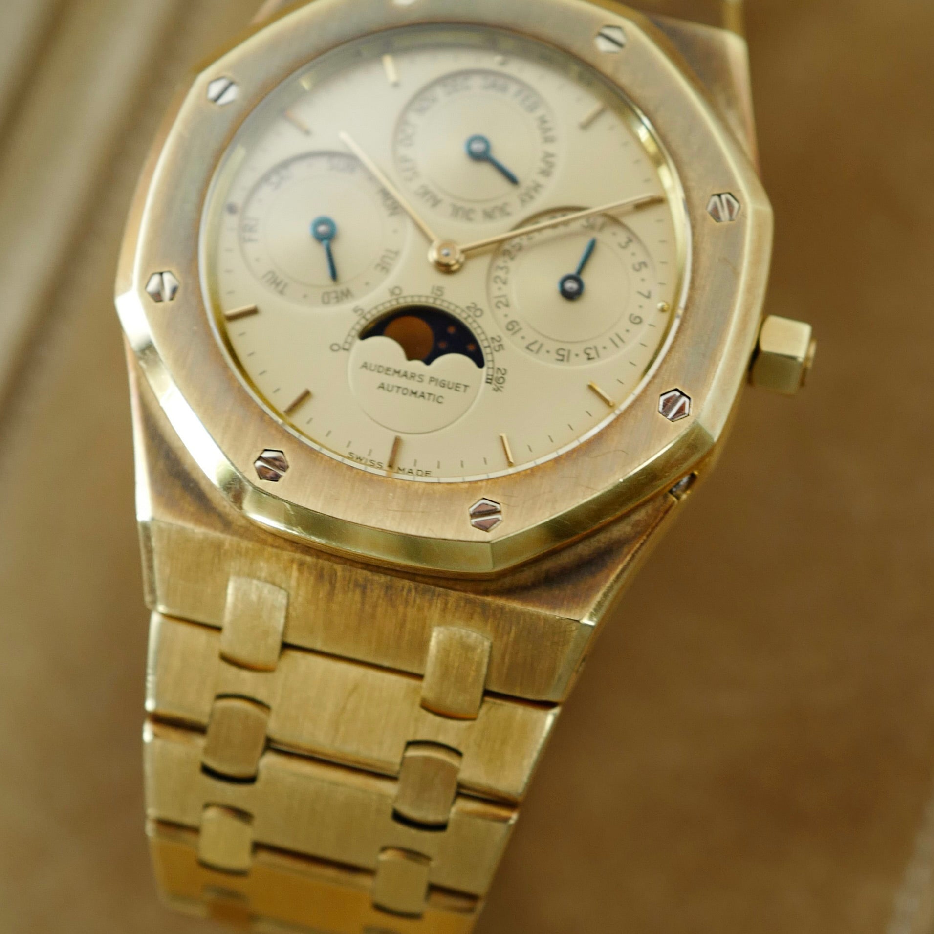 Audemars Piguet Yellow Gold Royal Oak Perpetual Calendar Ref. 25654BA