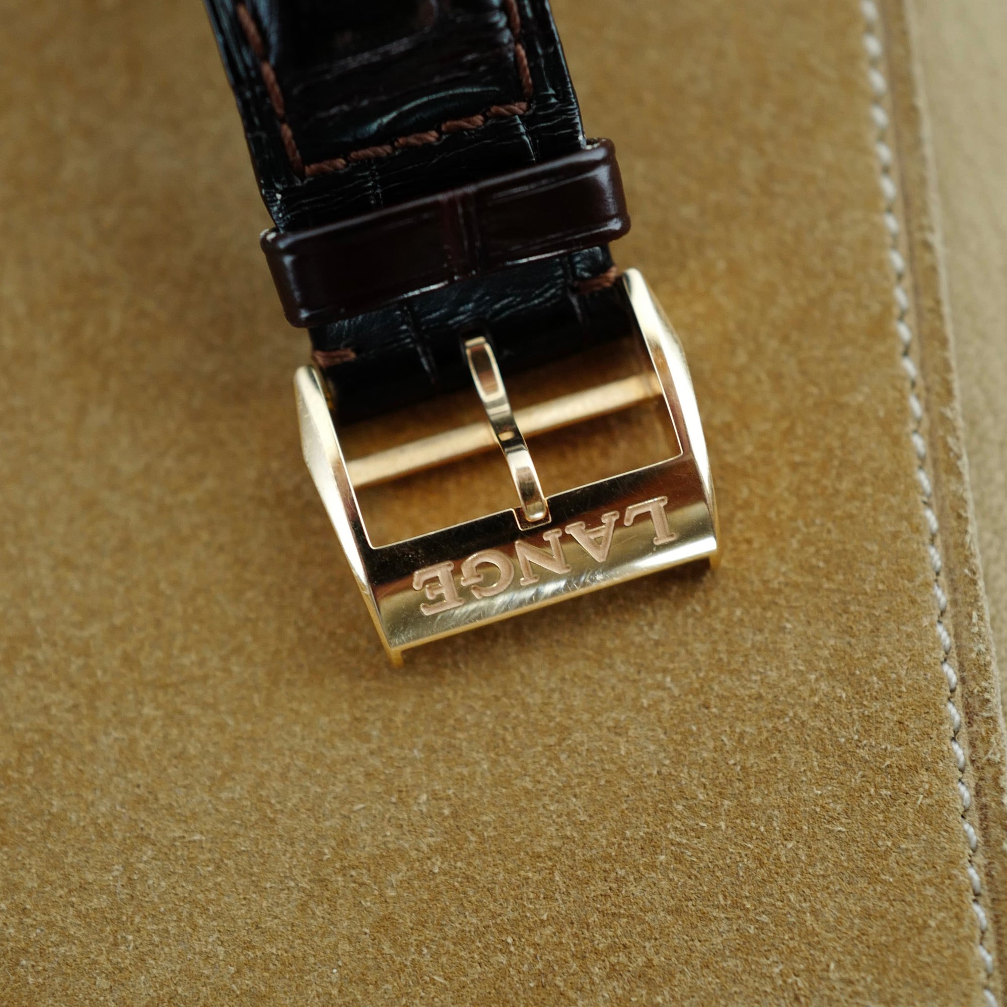 A. Lange &amp; Sohne Rose Gold Zeitwerk 140.032