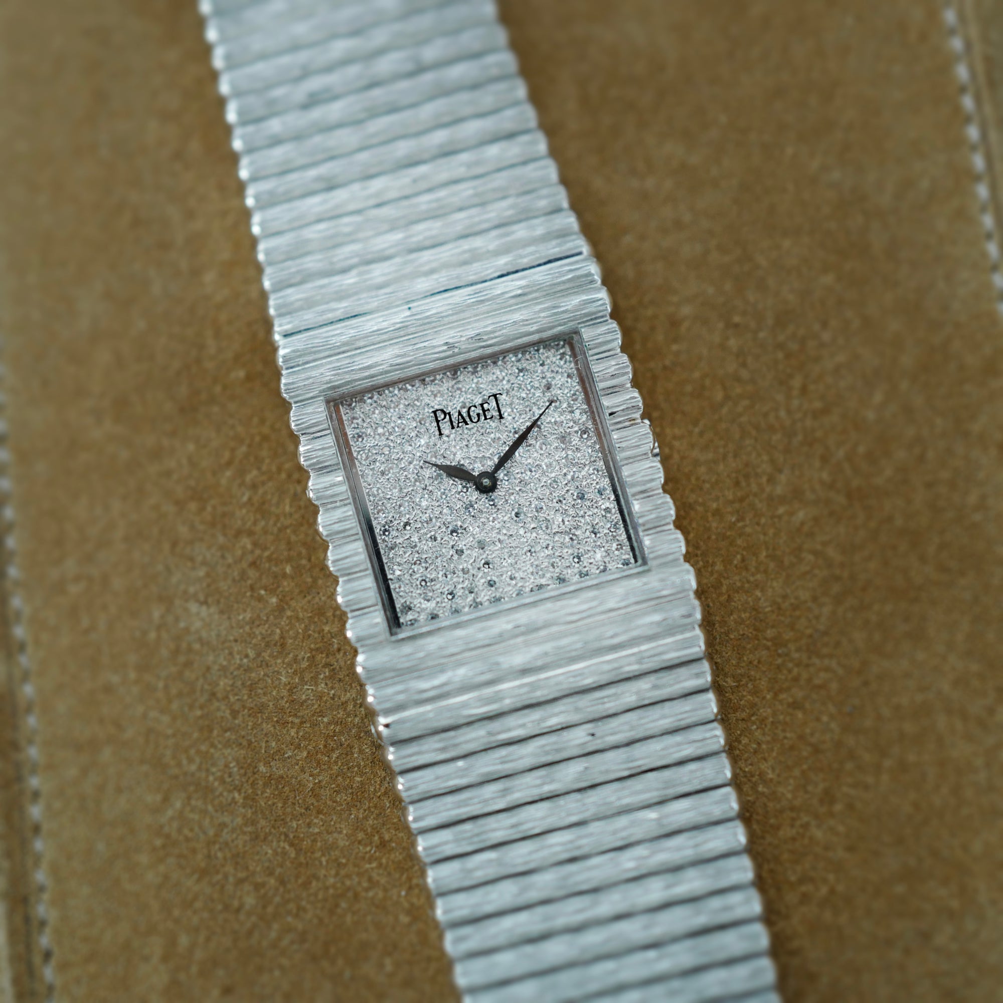 Piaget White Gold Emperador Ref. 9131C516 Super Heavy with Diamond Dial (New Arrival)