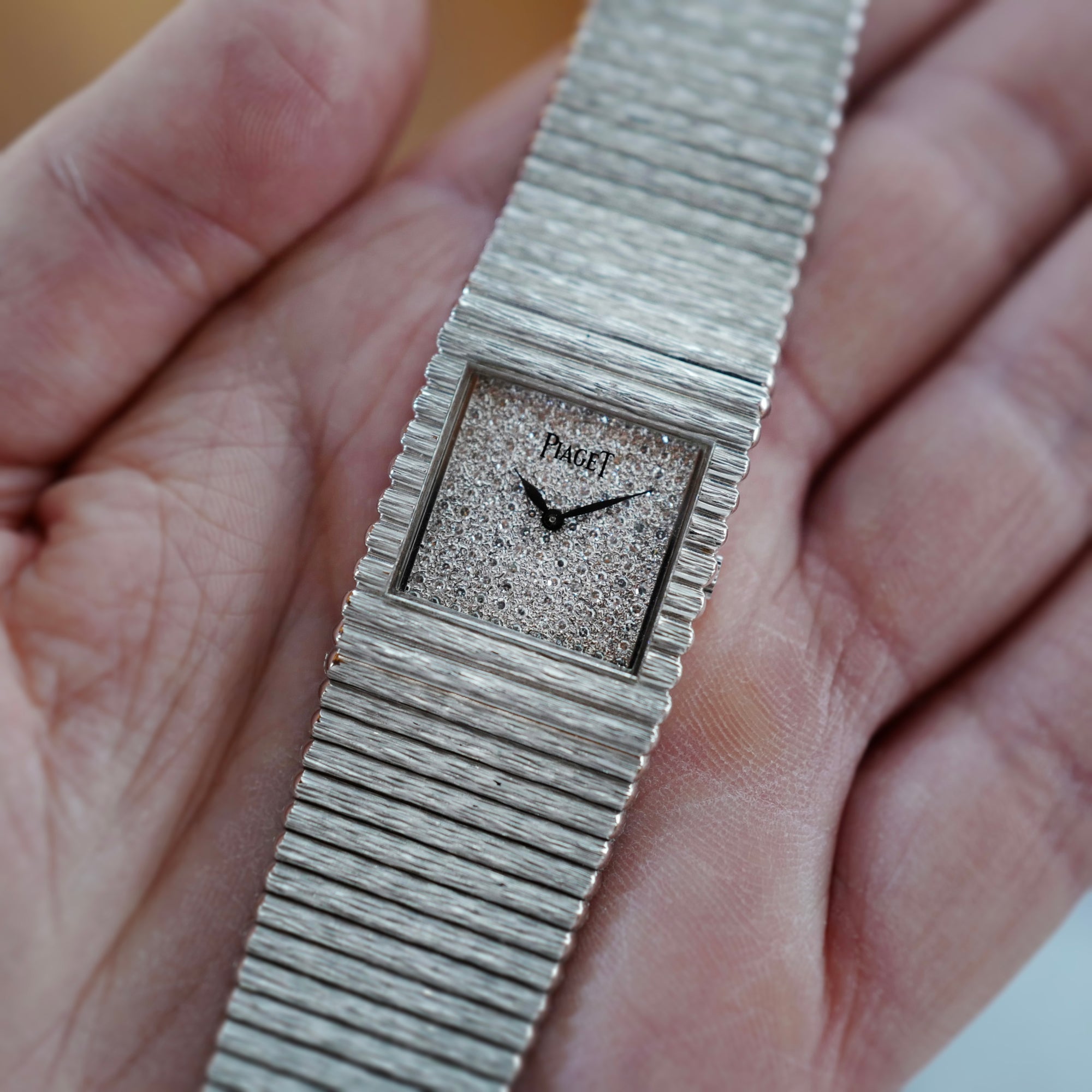 Piaget White Gold Emperador Ref. 9131C516 Super Heavy with Diamond Dial (New Arrival)